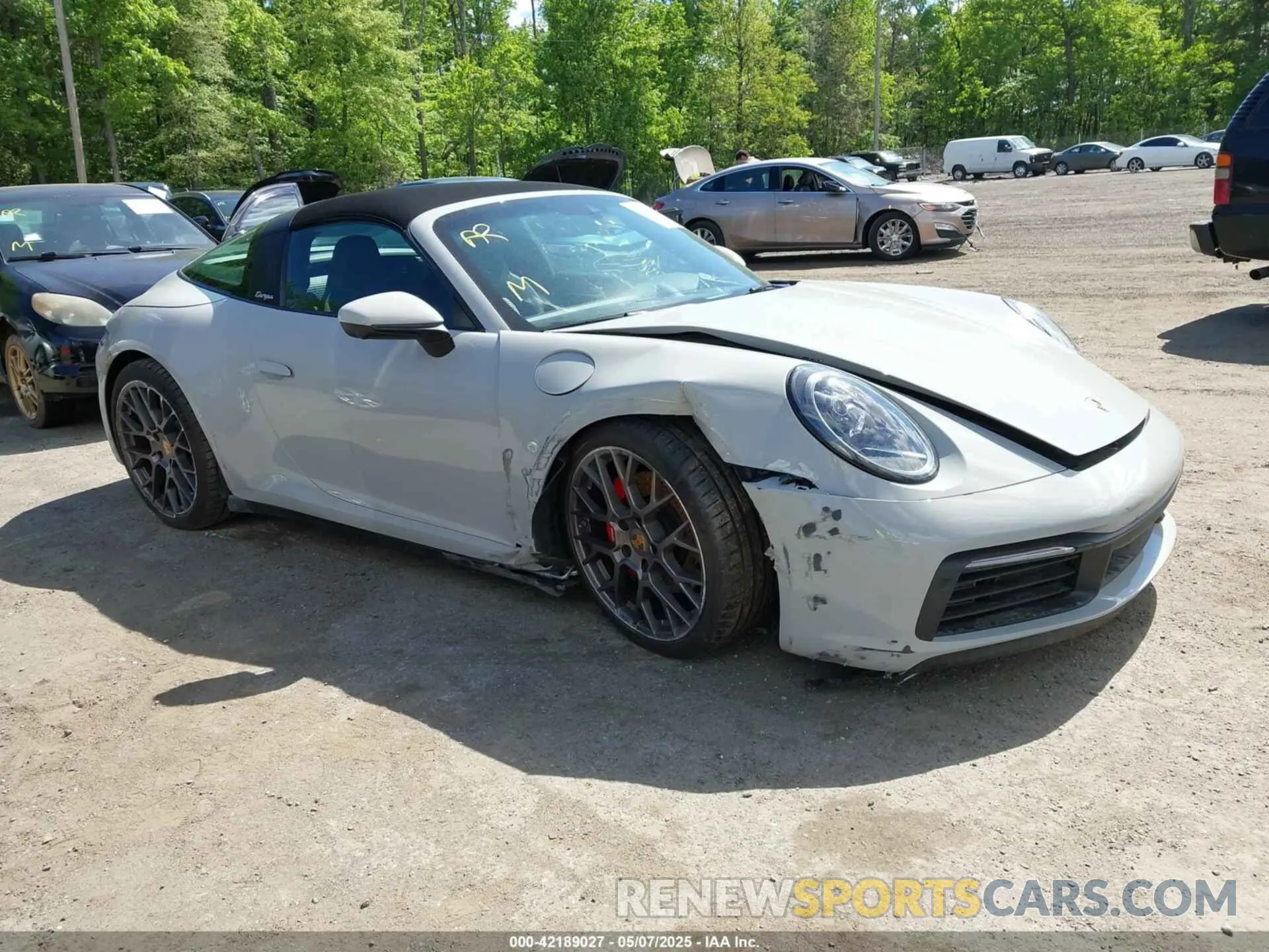 1 Photograph of a damaged car WP0BB2A95RS234549 PORSCHE 911 2024