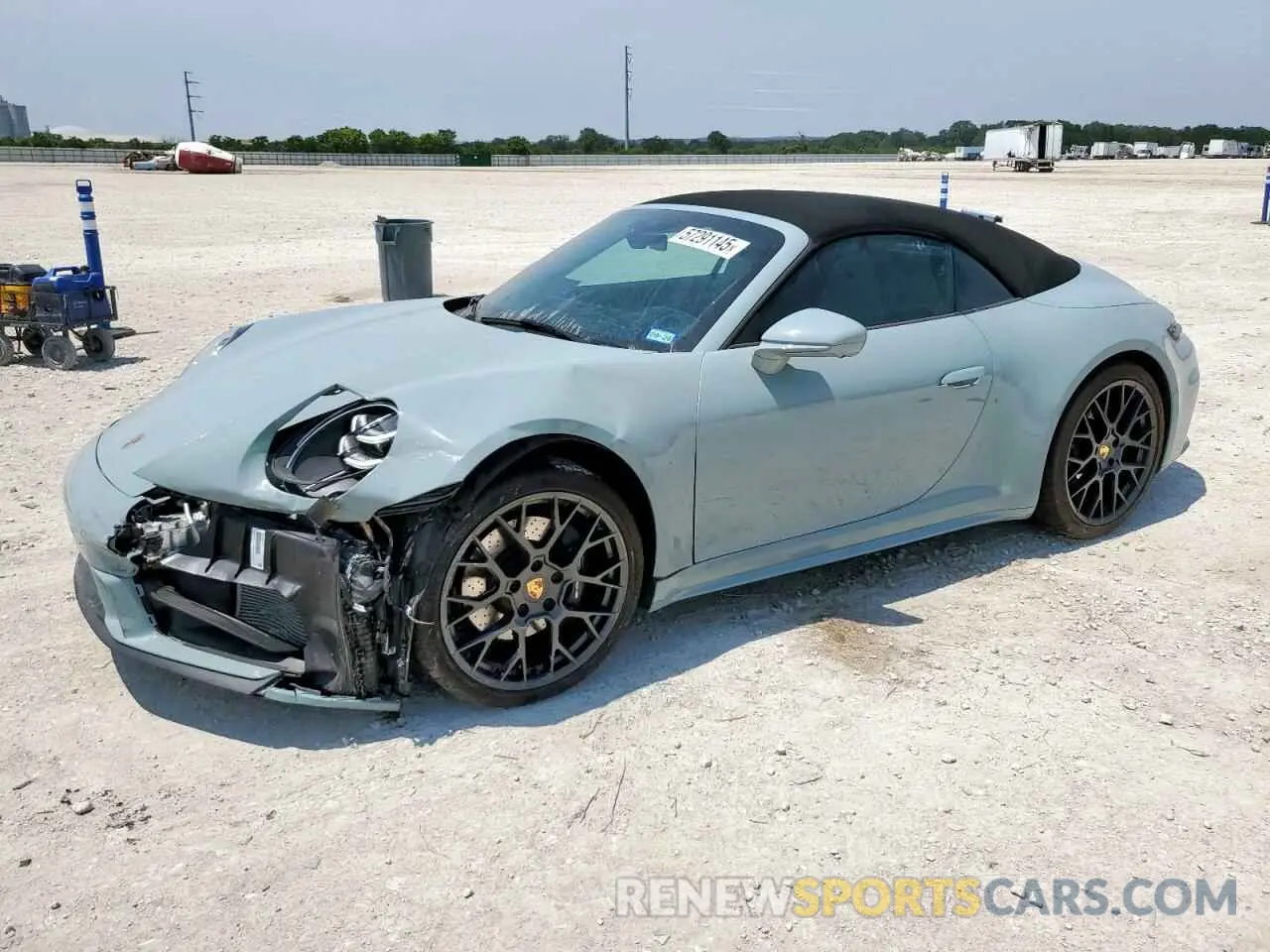 1 Photograph of a damaged car WP0CA2A93SS235082 PORSCHE 911 2025