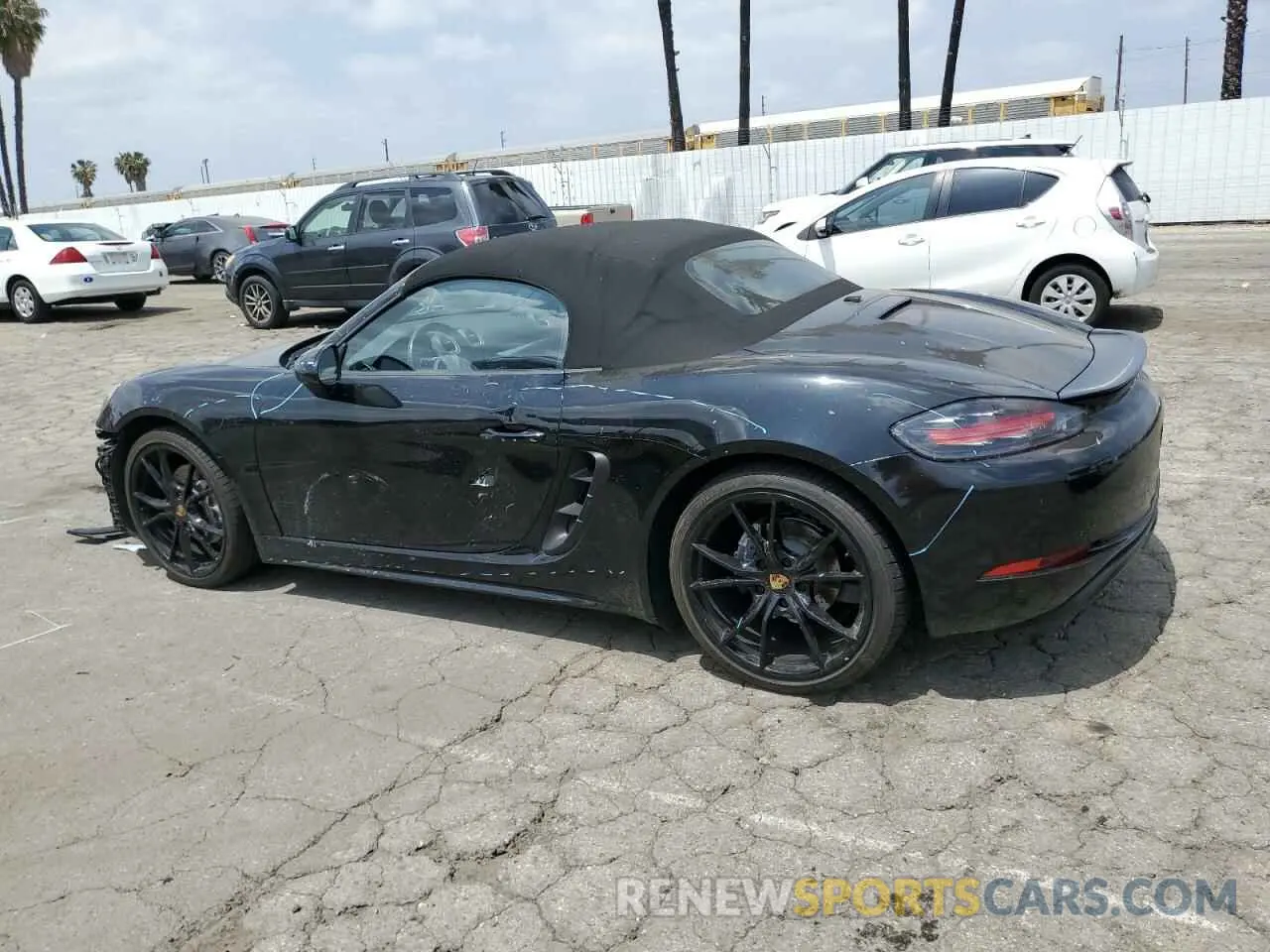 2 Photograph of a damaged car WP0CA2A87KS210774 PORSCHE BOXSTER 2019