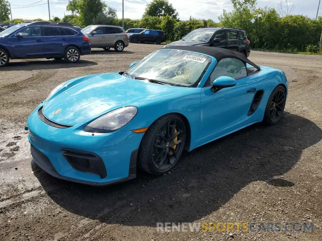 1 Фотография поврежденного автомобиля WP0CC2A80LS240453 PORSCHE BOXSTER 2020
