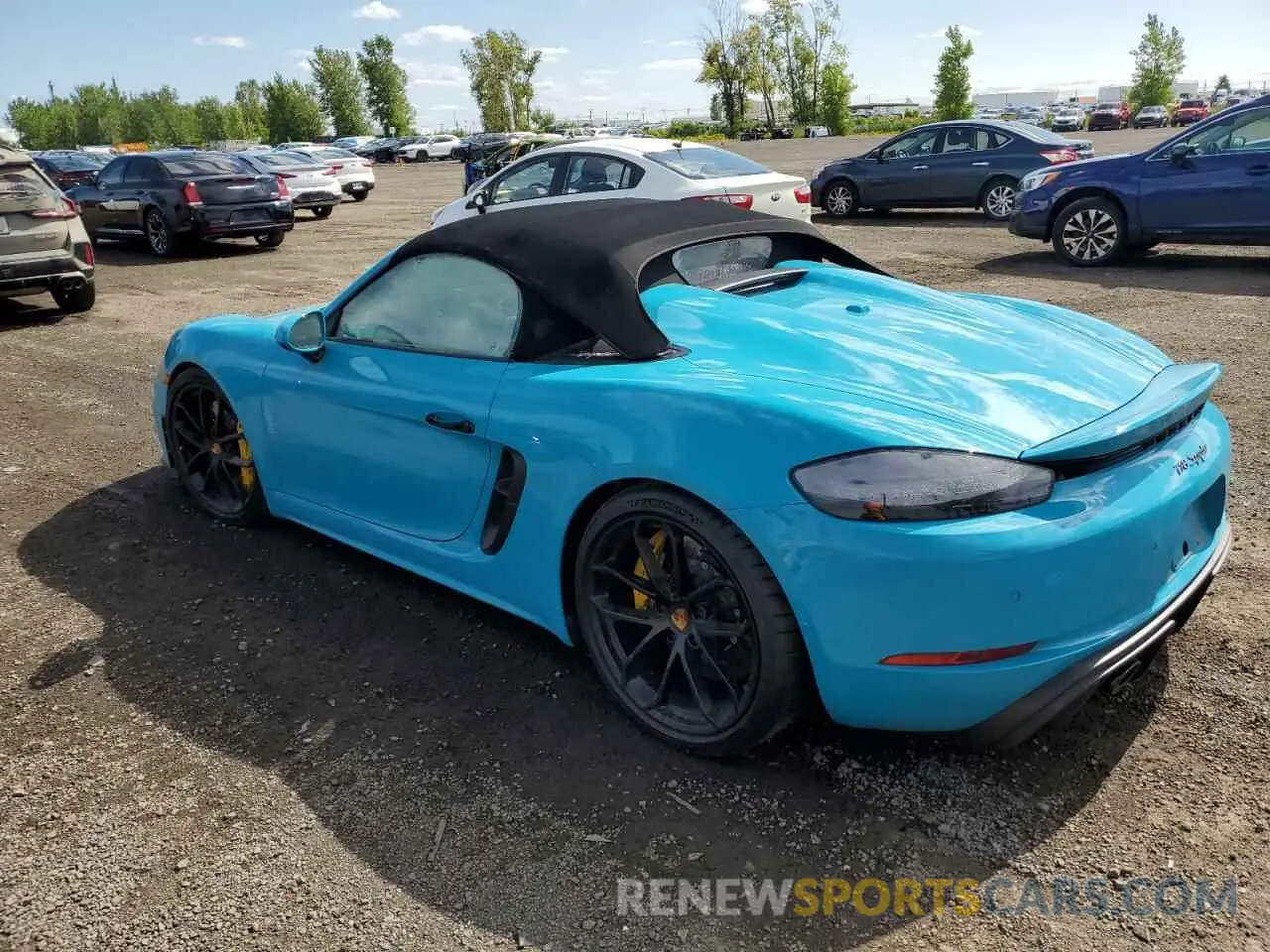 2 Фотография поврежденного автомобиля WP0CC2A80LS240453 PORSCHE BOXSTER 2020