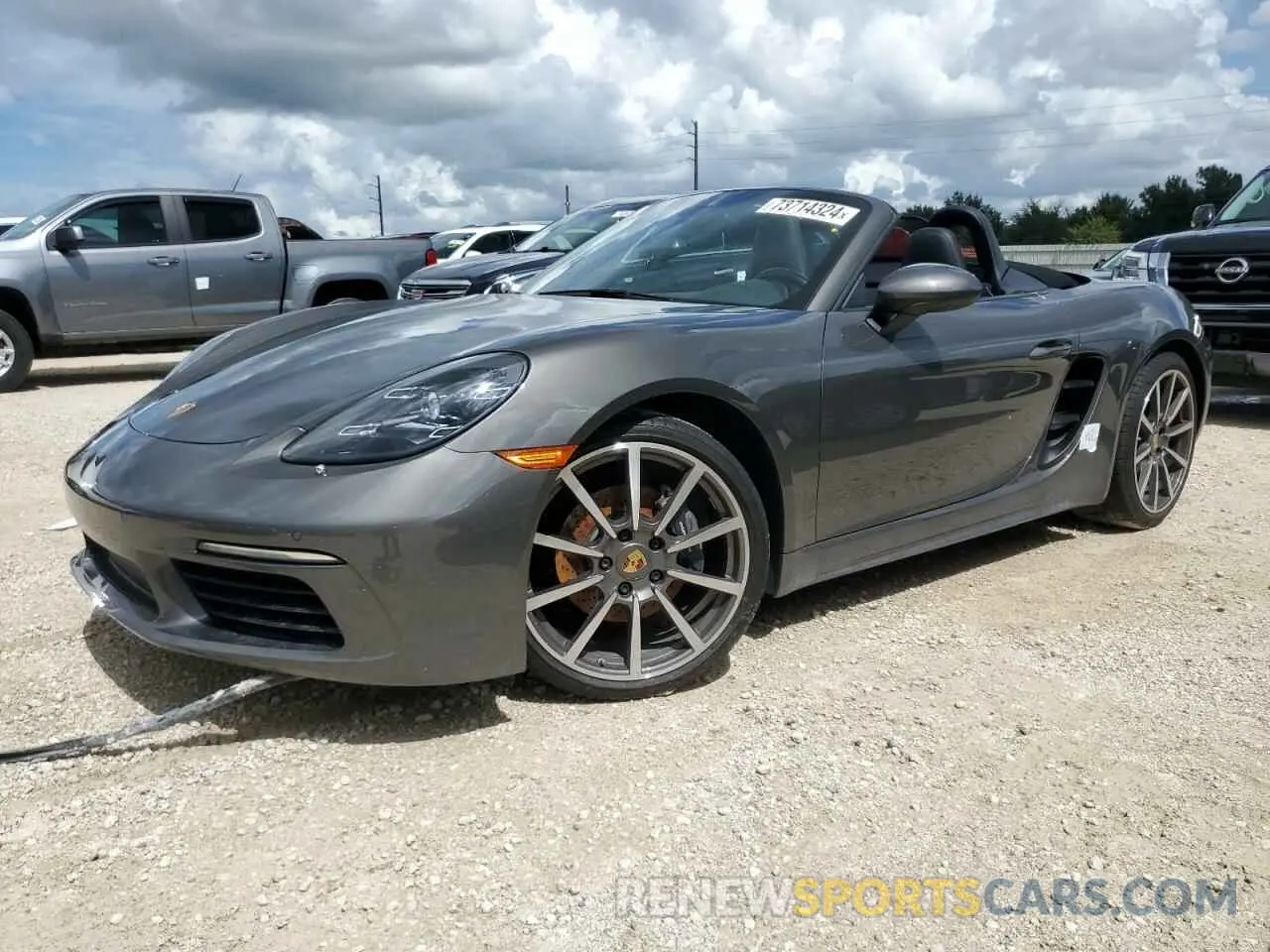 1 Фотография поврежденного автомобиля WP0CA2A83MS210421 PORSCHE BOXSTER 2021