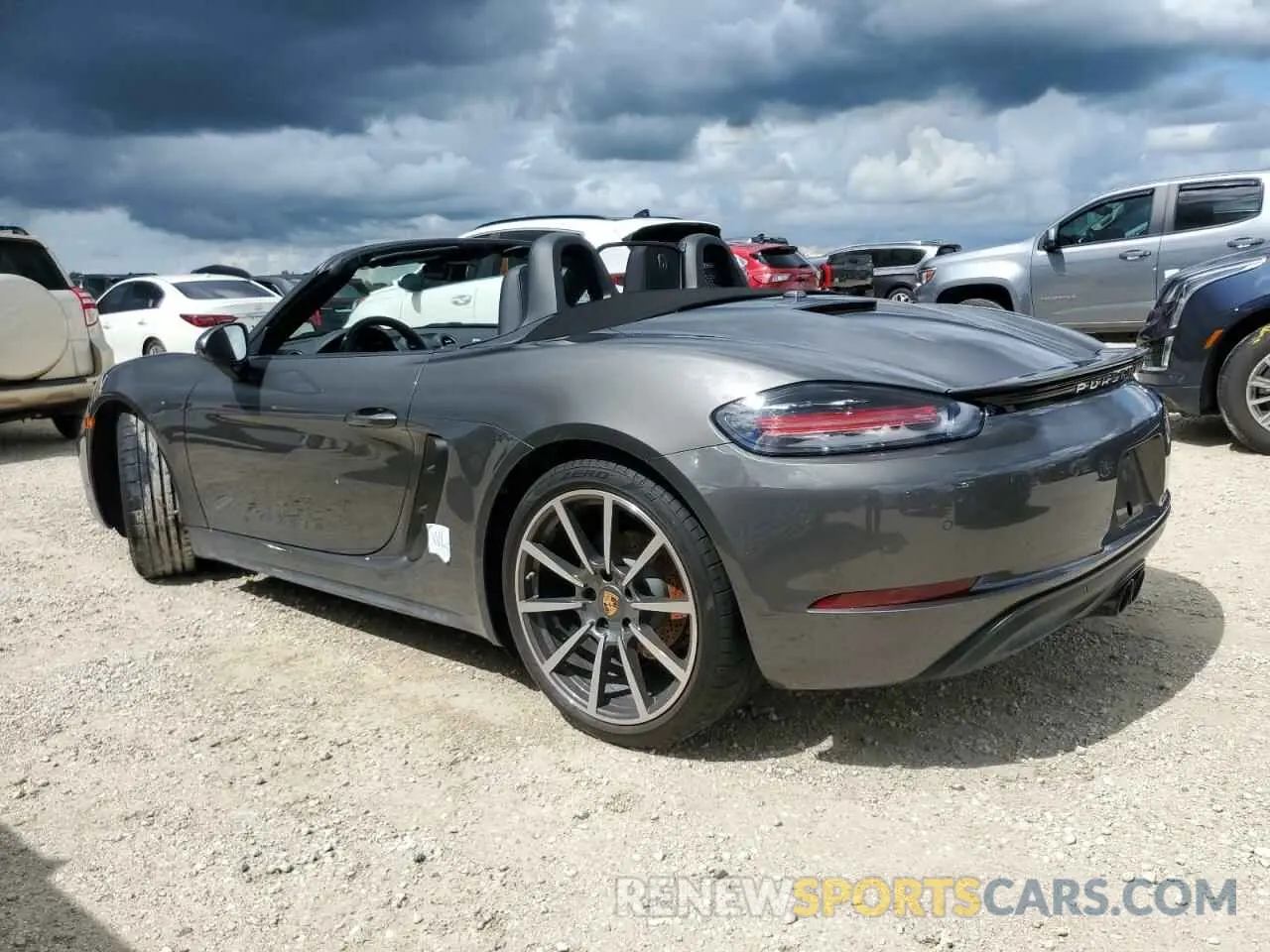 2 Фотография поврежденного автомобиля WP0CA2A83MS210421 PORSCHE BOXSTER 2021