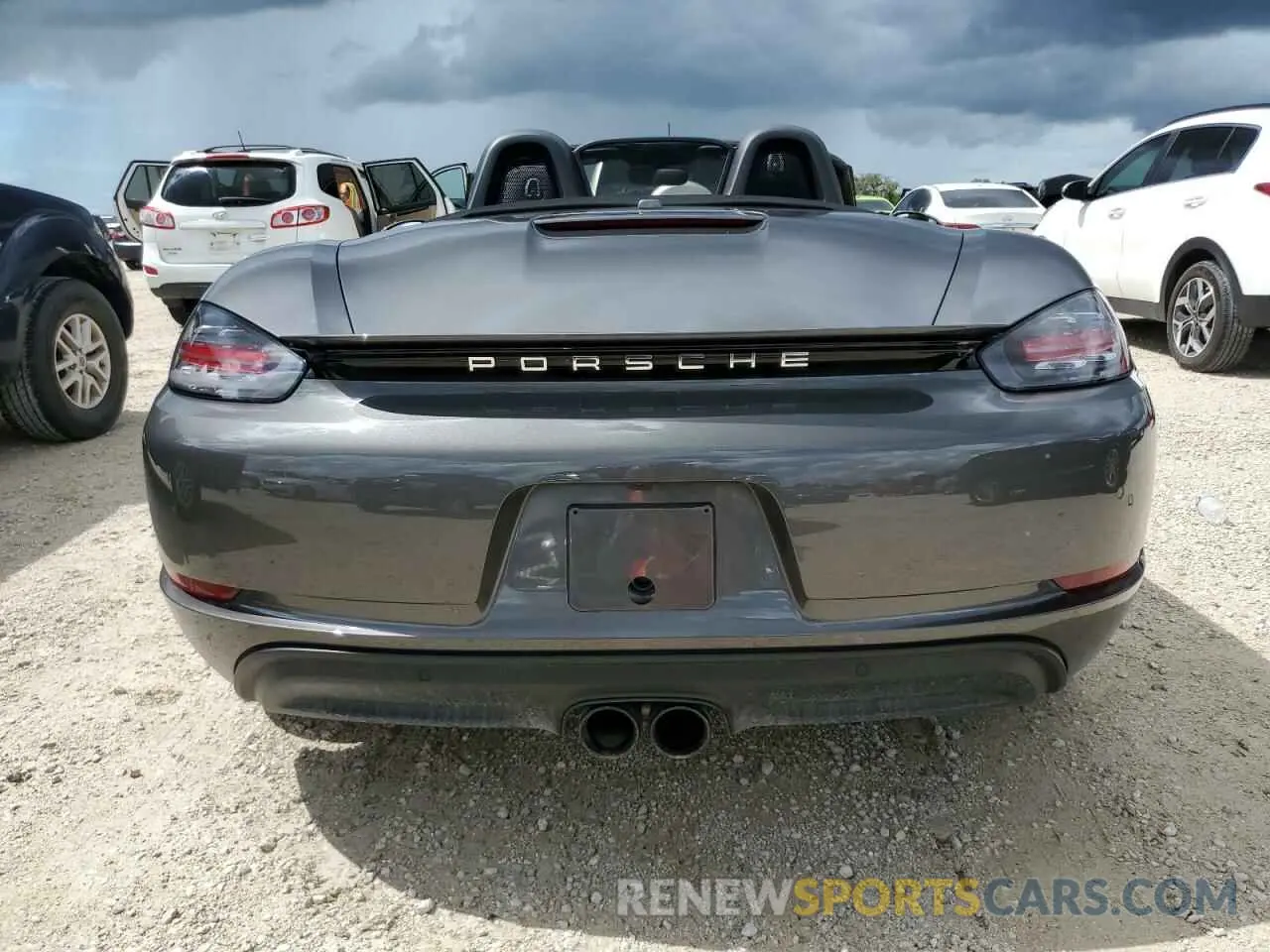 6 Фотография поврежденного автомобиля WP0CA2A83MS210421 PORSCHE BOXSTER 2021