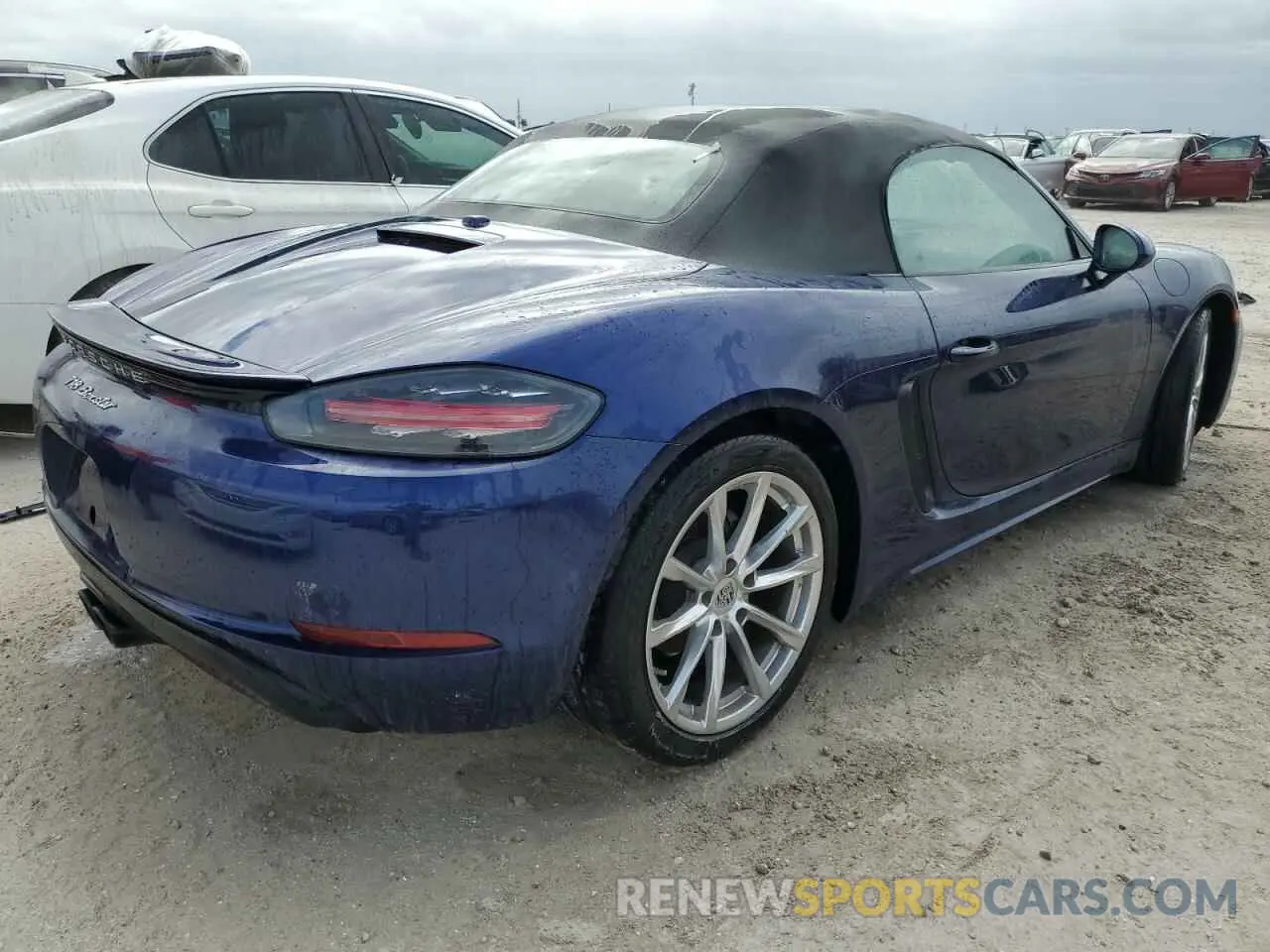 3 Photograph of a damaged car WP0CA2A85MS210260 PORSCHE BOXSTER 2021