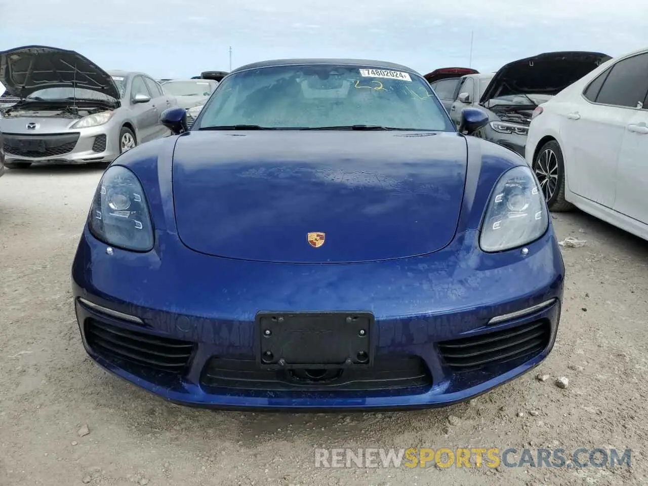 5 Photograph of a damaged car WP0CA2A85MS210260 PORSCHE BOXSTER 2021