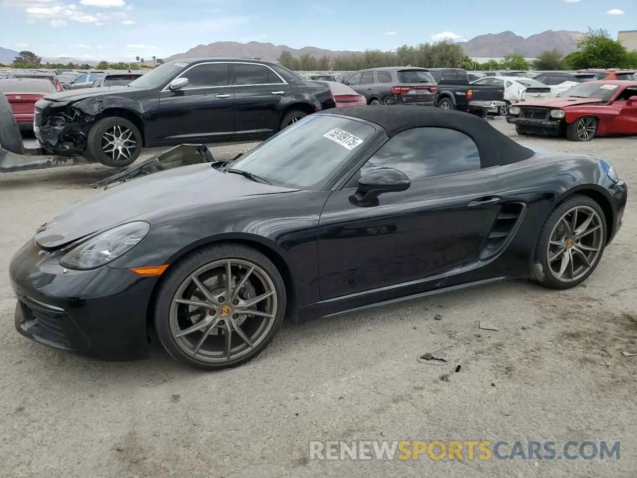 1 Photograph of a damaged car WP0CA2A85MS210405 PORSCHE BOXSTER 2021
