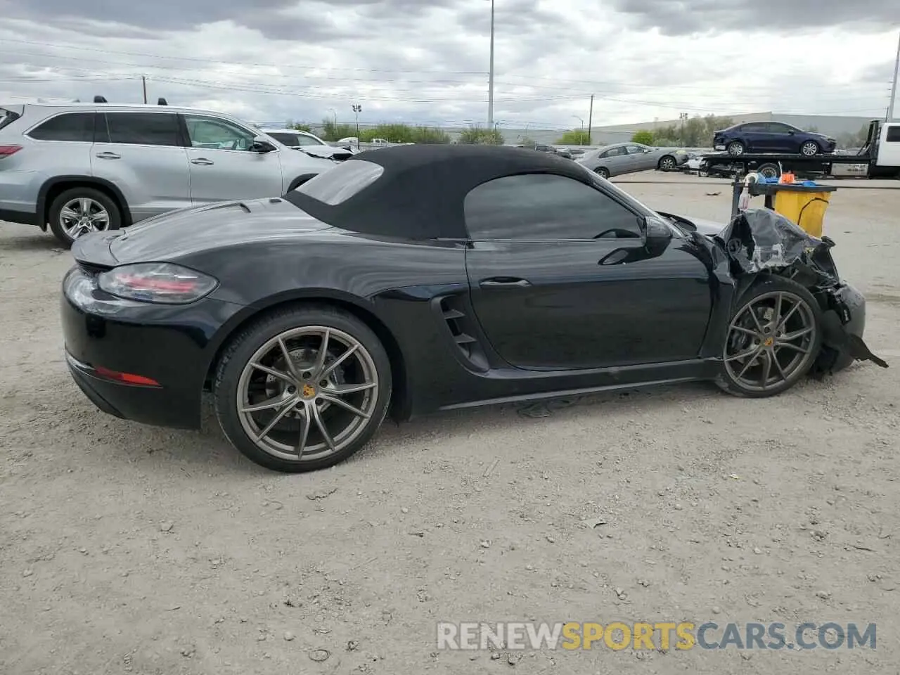 3 Photograph of a damaged car WP0CA2A85MS210405 PORSCHE BOXSTER 2021