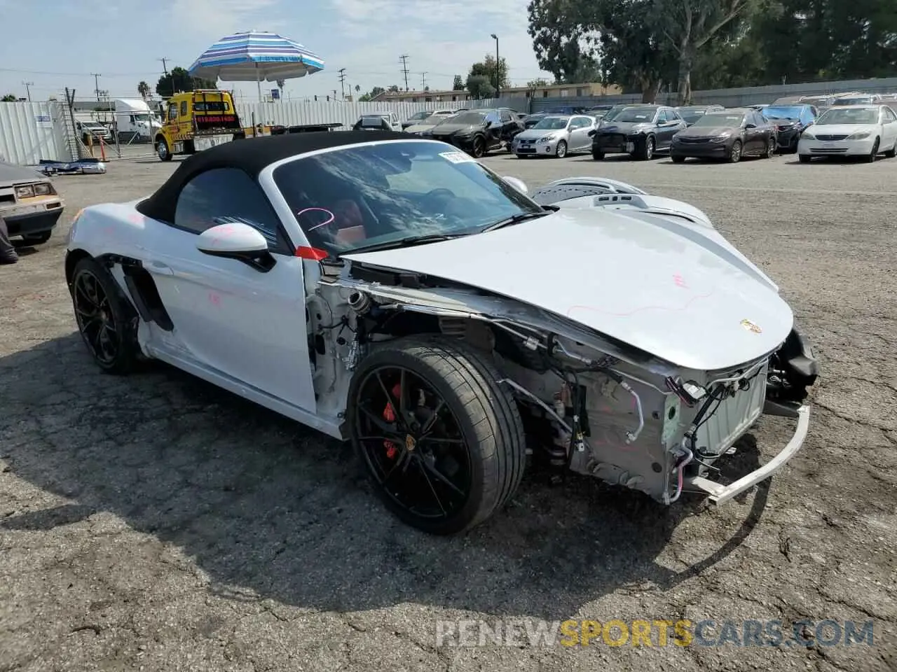 4 Photograph of a damaged car WP0CB2A86MS225122 PORSCHE BOXSTER 2021