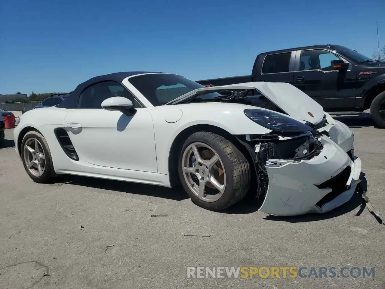 4 Фотография поврежденного автомобиля WP0CA2A86NS205229 PORSCHE BOXSTER 2022