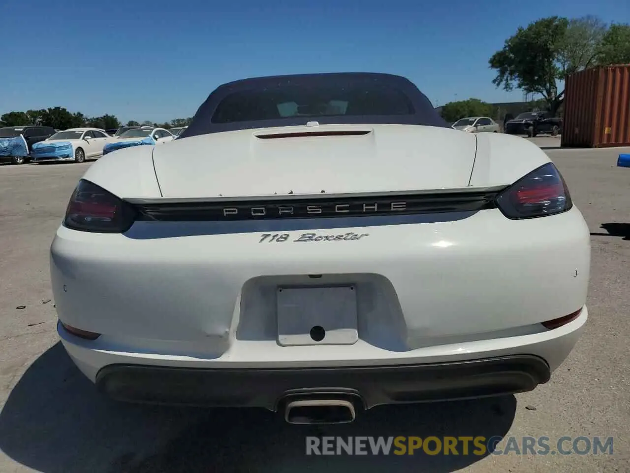 6 Фотография поврежденного автомобиля WP0CA2A86NS205229 PORSCHE BOXSTER 2022