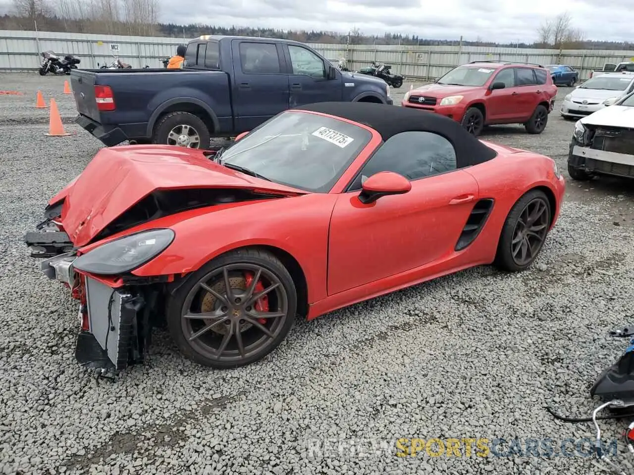 1 Фотография поврежденного автомобиля WP0CB2A81RK223527 PORSCHE BOXSTER 2024