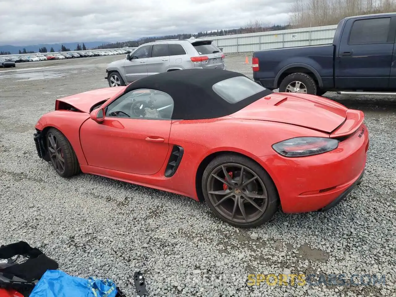 2 Фотография поврежденного автомобиля WP0CB2A81RK223527 PORSCHE BOXSTER 2024