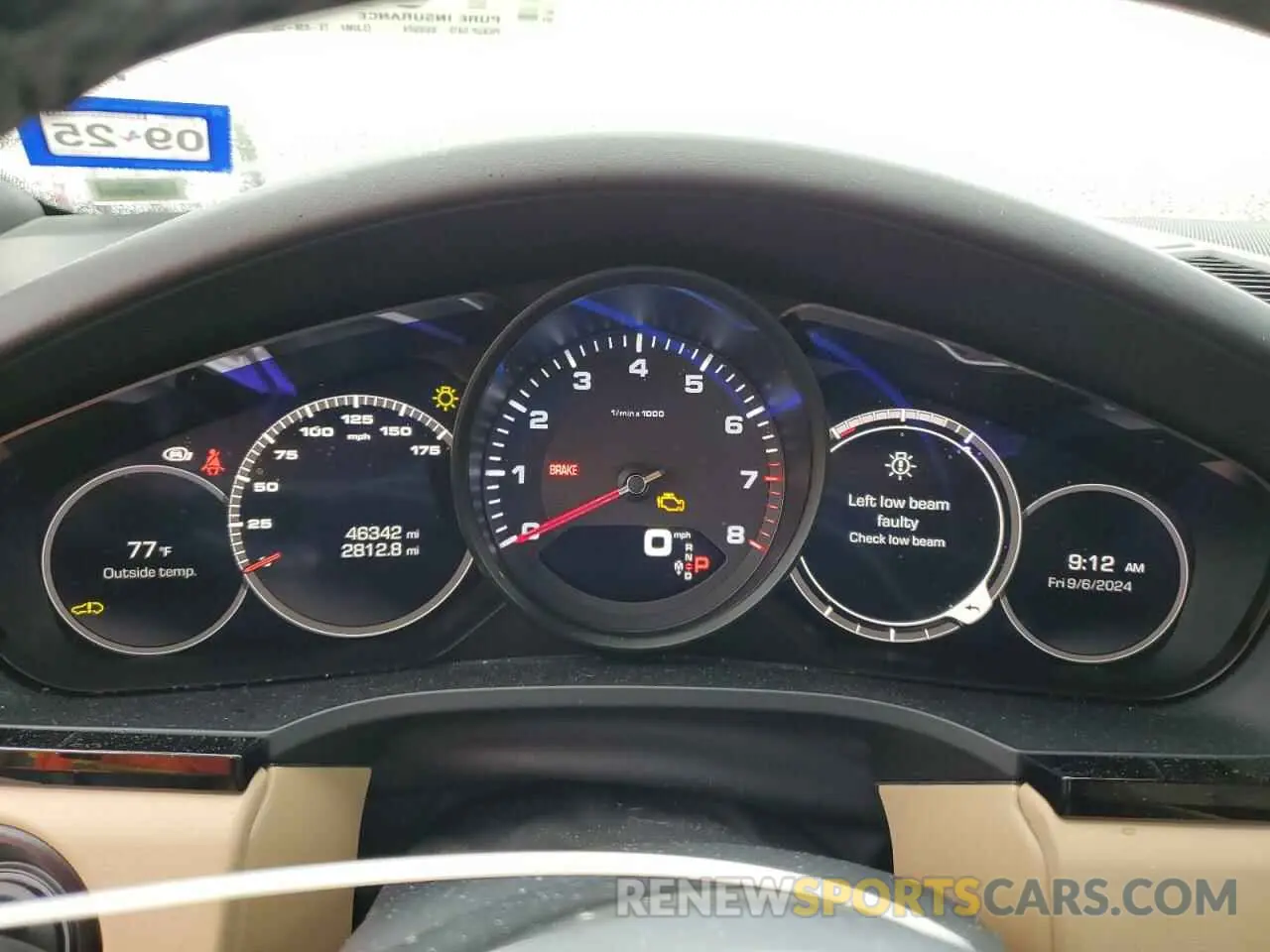 9 Photograph of a damaged car WP1AA2AY1KDA03789 PORSCHE CAYENNE 2019