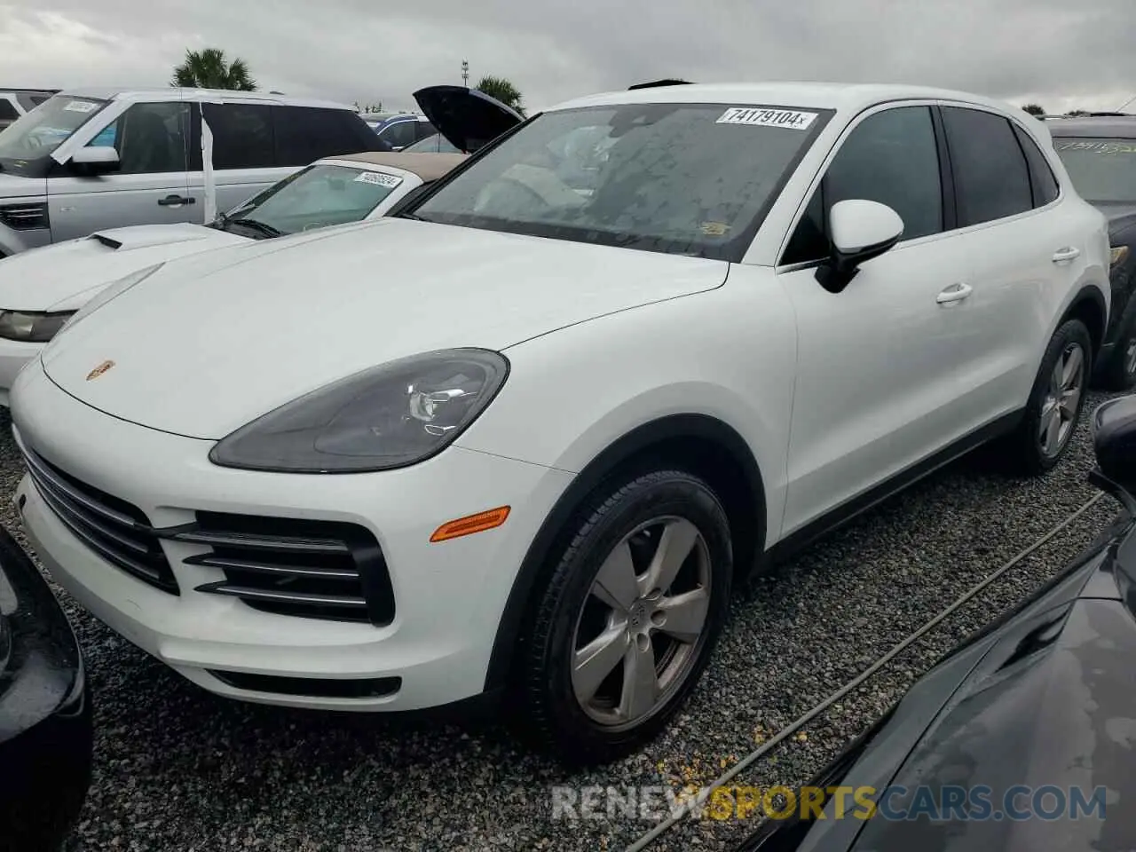 1 Photograph of a damaged car WP1AA2AY1KDA06367 PORSCHE CAYENNE 2019