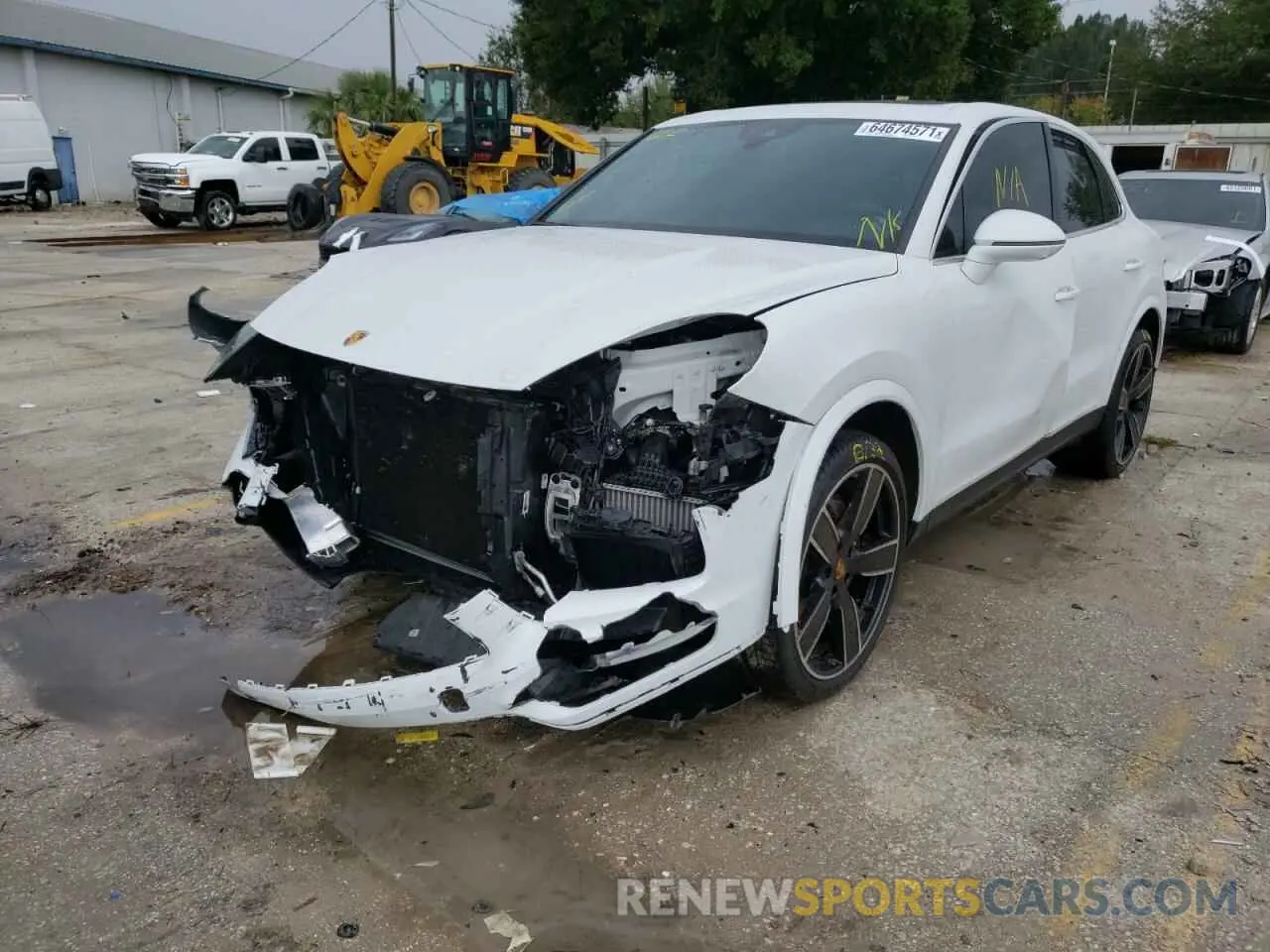 2 Фотография поврежденного автомобиля WP1AA2AY1KDA07177 PORSCHE CAYENNE 2019