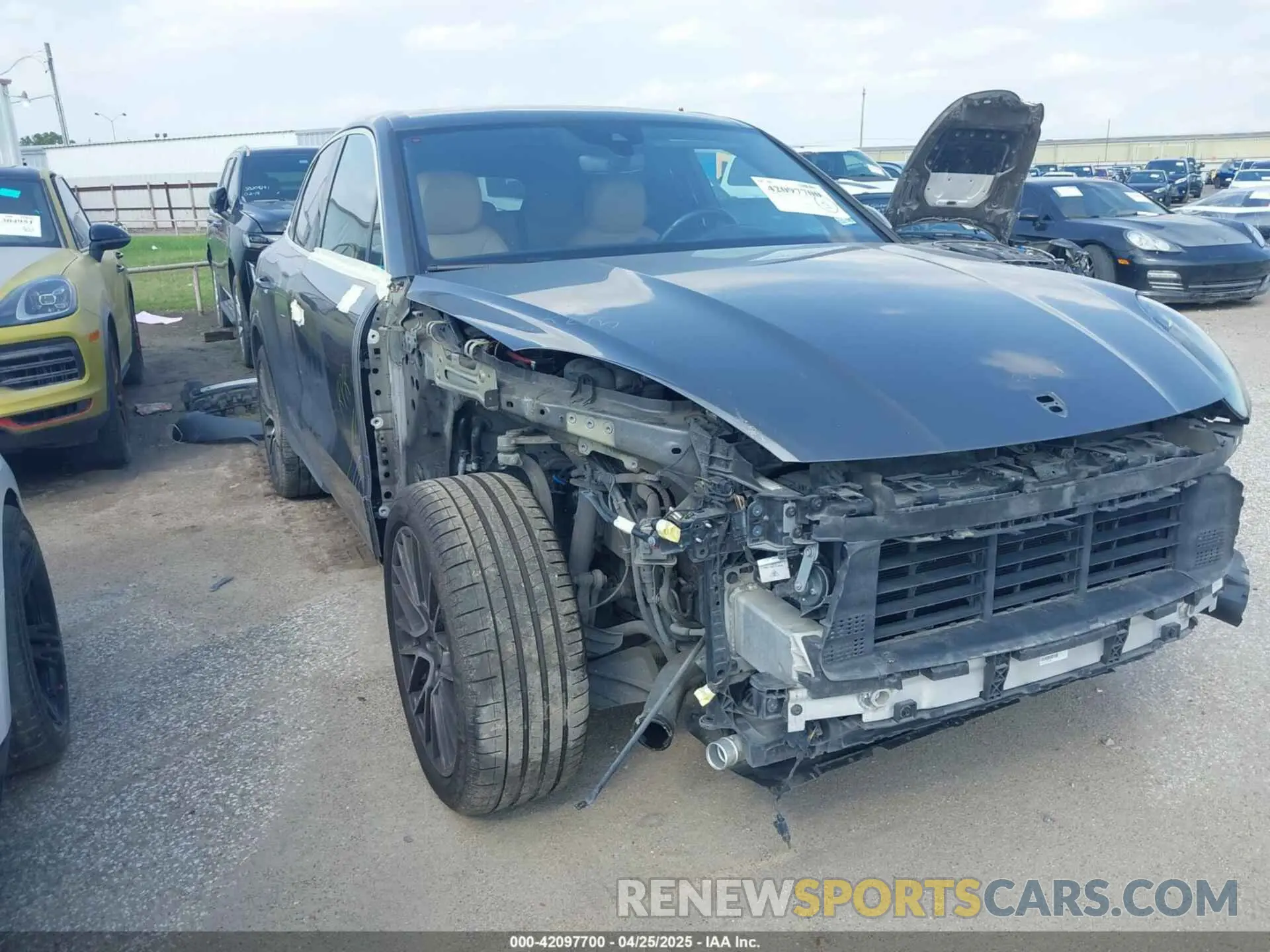 1 Photograph of a damaged car WP1AA2AY1KDA15473 PORSCHE CAYENNE 2019