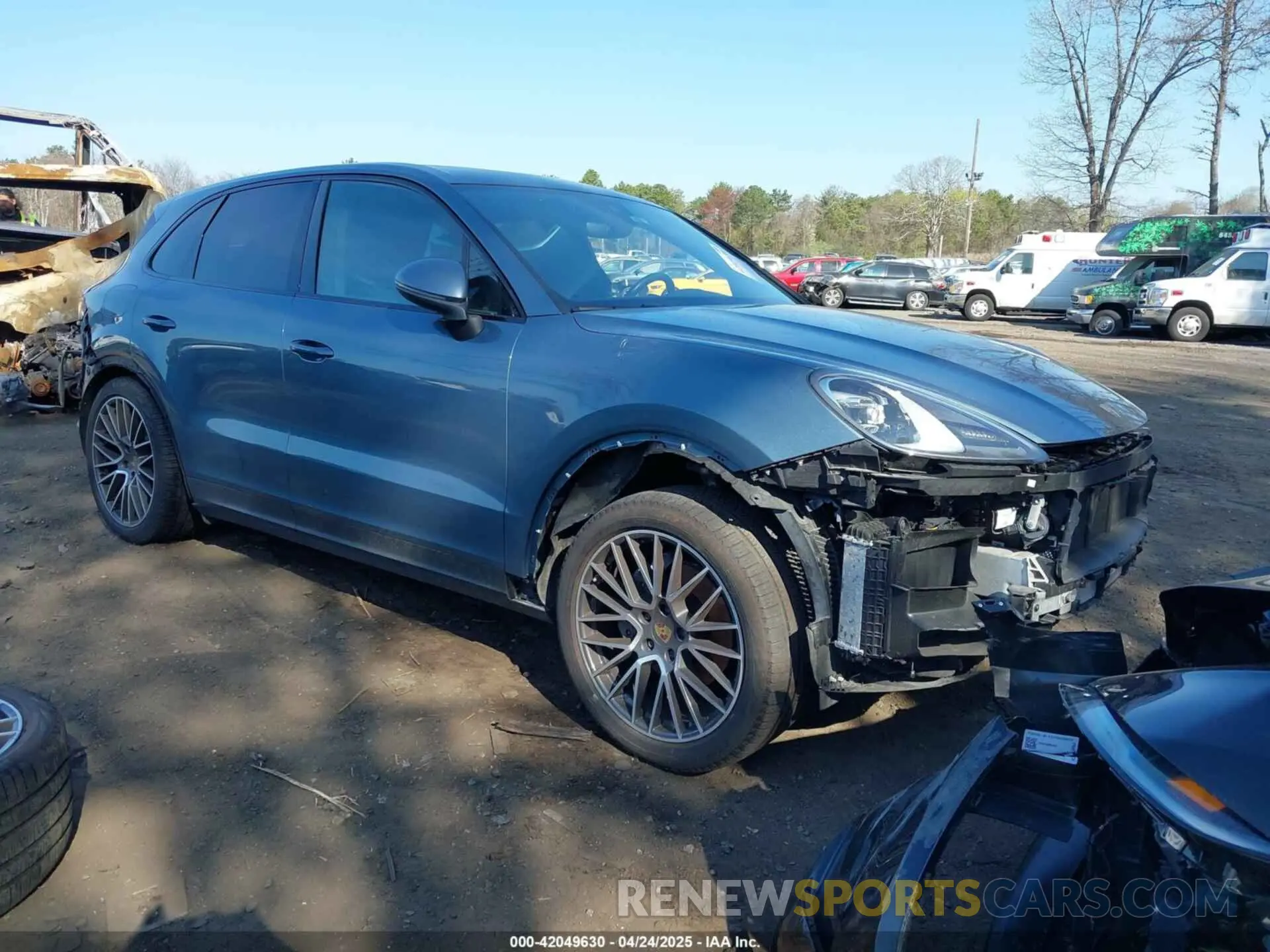 1 Photograph of a damaged car WP1AA2AY2KDA14302 PORSCHE CAYENNE 2019