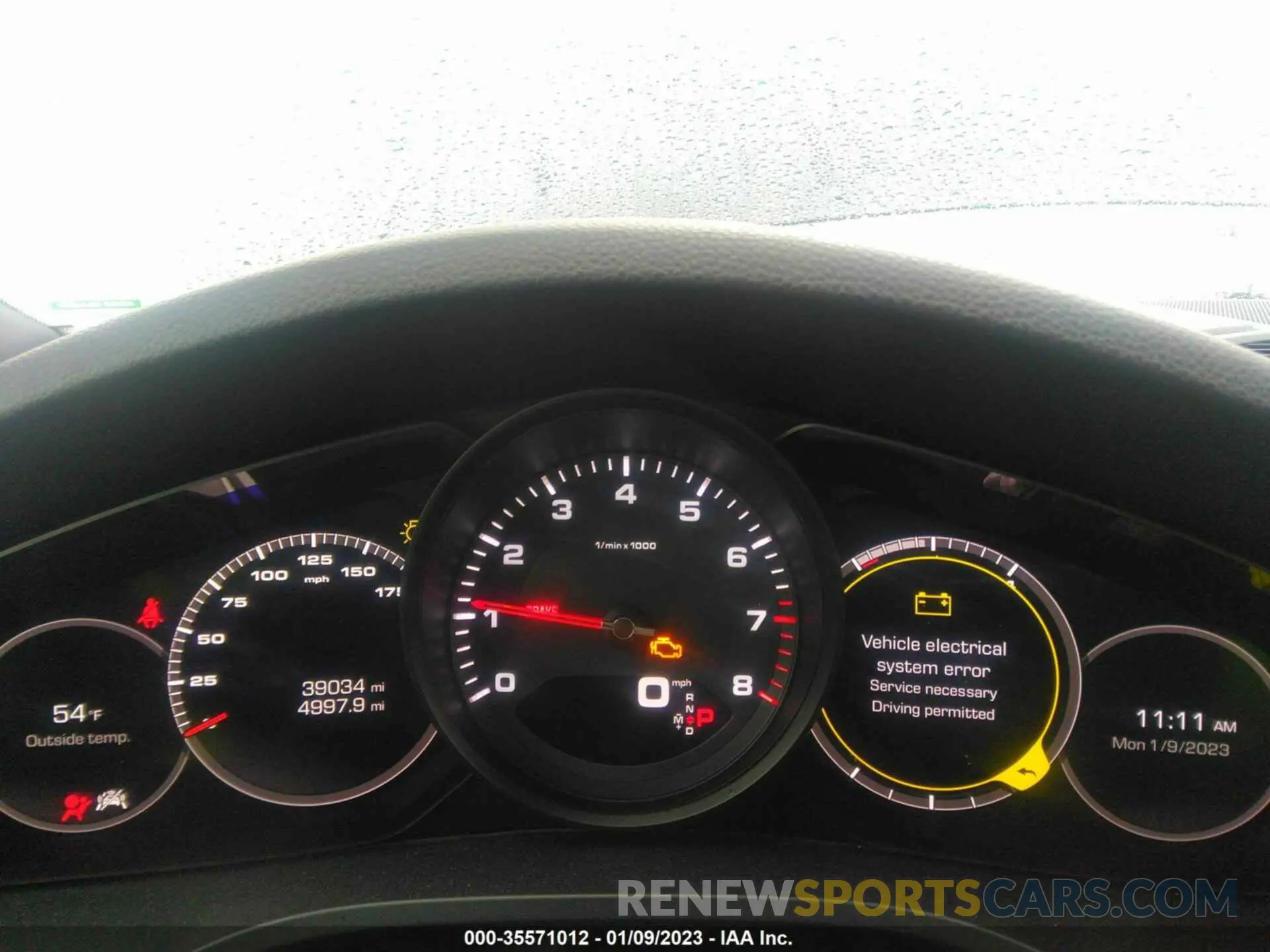 7 Photograph of a damaged car WP1AA2AY3KDA15930 PORSCHE CAYENNE 2019