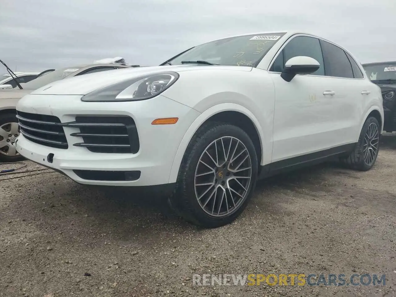1 Photograph of a damaged car WP1AA2AY3KDA18343 PORSCHE CAYENNE 2019