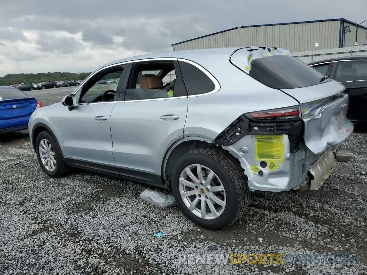 2 Фотография поврежденного автомобиля WP1AA2AY4KDA05469 PORSCHE CAYENNE 2019