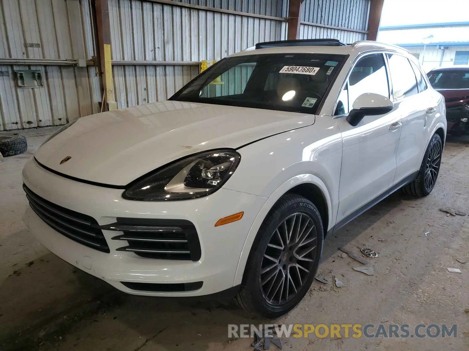 2 Photograph of a damaged car WP1AA2AY5KDA01155 PORSCHE CAYENNE 2019