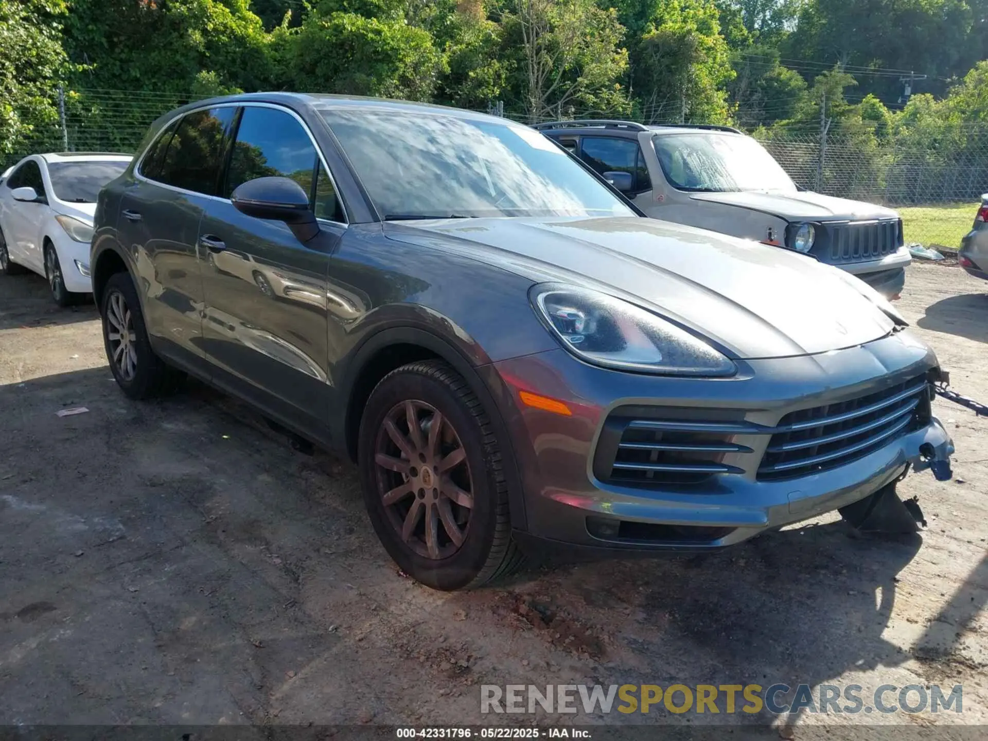 1 Photograph of a damaged car WP1AA2AY6KDA08082 PORSCHE CAYENNE 2019