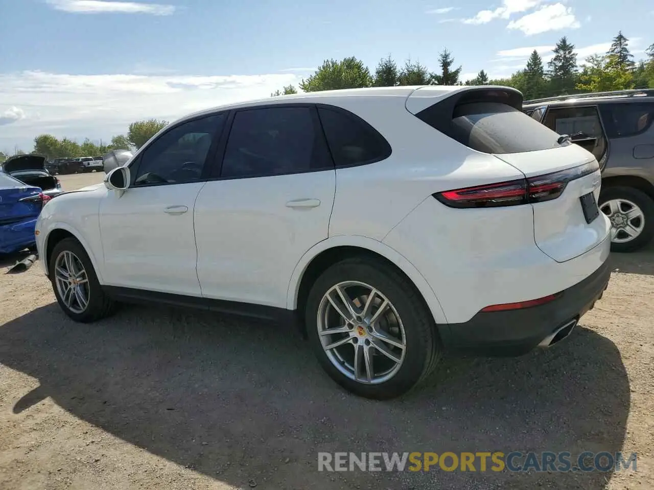 2 Фотография поврежденного автомобиля WP1AA2AY6KDA13895 PORSCHE CAYENNE 2019