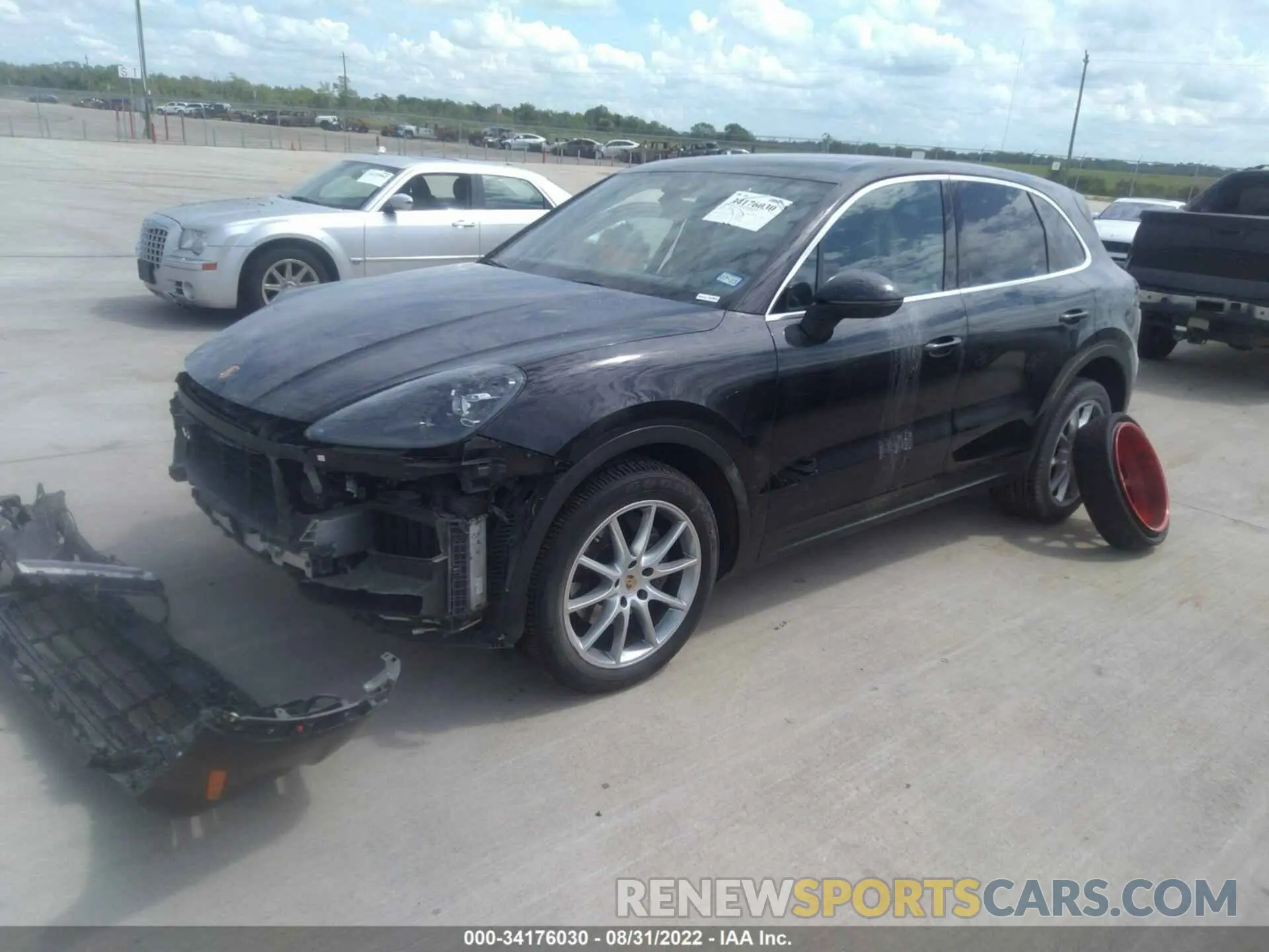 2 Фотография поврежденного автомобиля WP1AA2AY6KDA18112 PORSCHE CAYENNE 2019