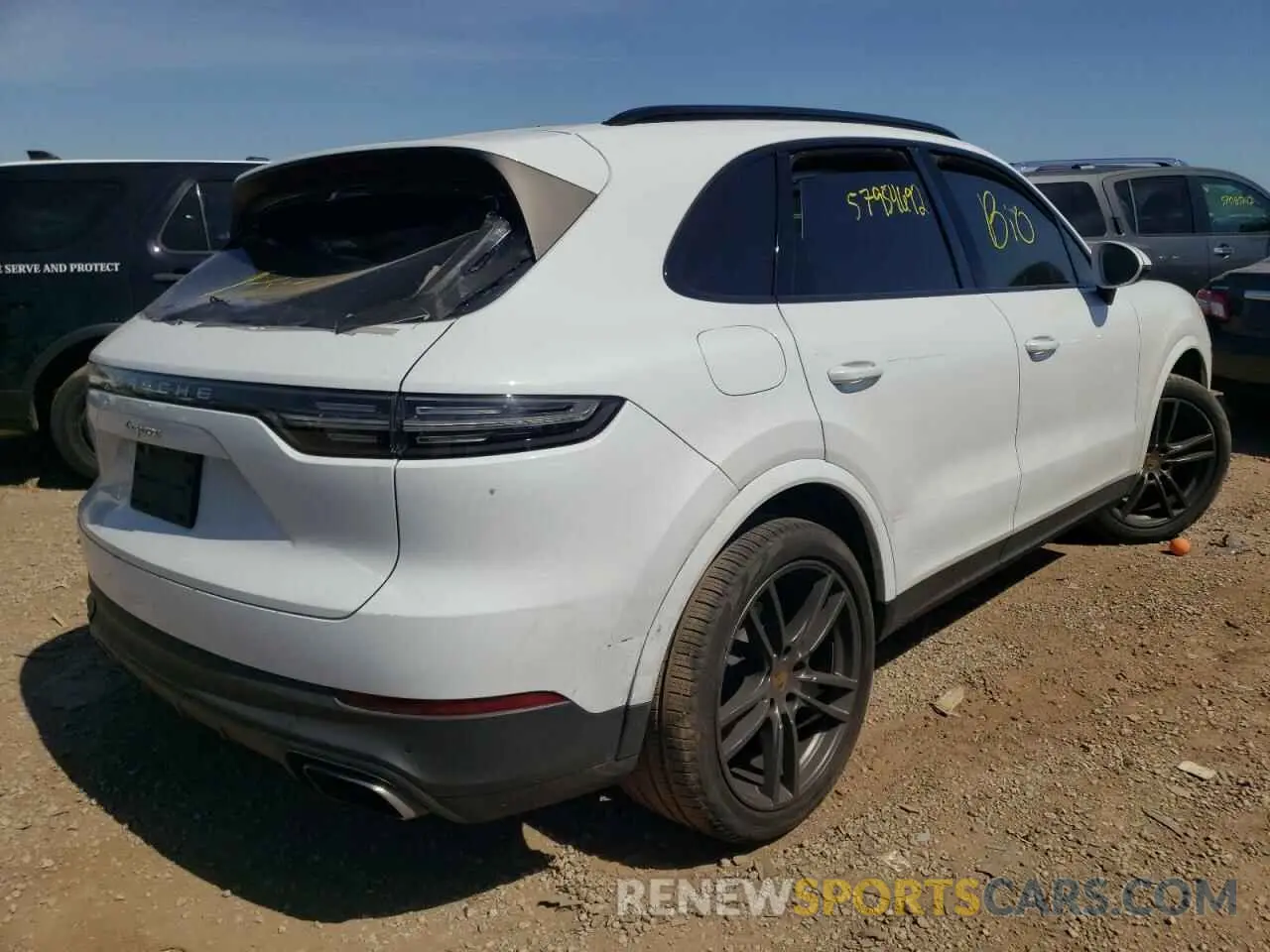 4 Фотография поврежденного автомобиля WP1AA2AY7KDA05806 PORSCHE CAYENNE 2019