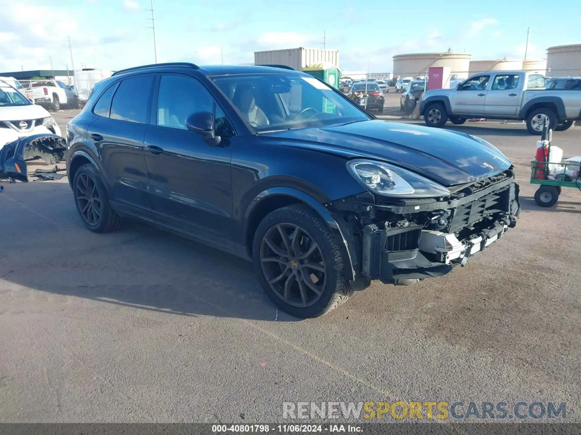 1 Photograph of a damaged car WP1AA2AY7KDA18782 PORSCHE CAYENNE 2019