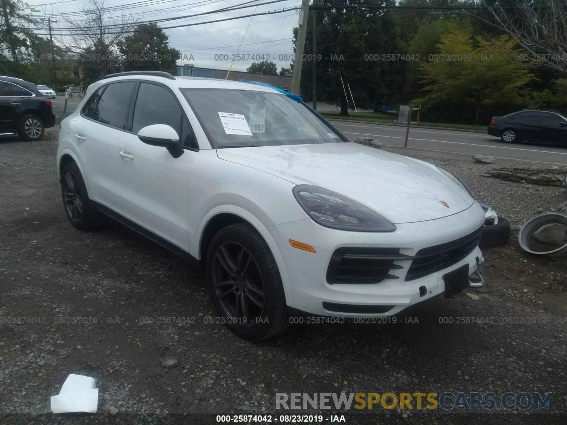 1 Photograph of a damaged car WP1AA2AY8KDA14675 PORSCHE CAYENNE 2019