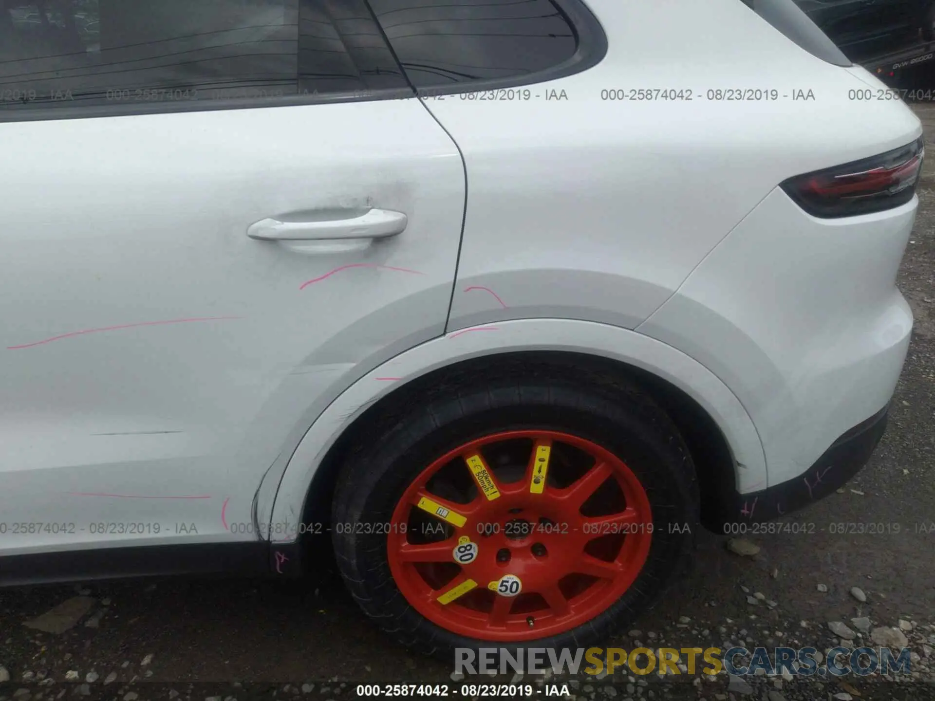 6 Photograph of a damaged car WP1AA2AY8KDA14675 PORSCHE CAYENNE 2019