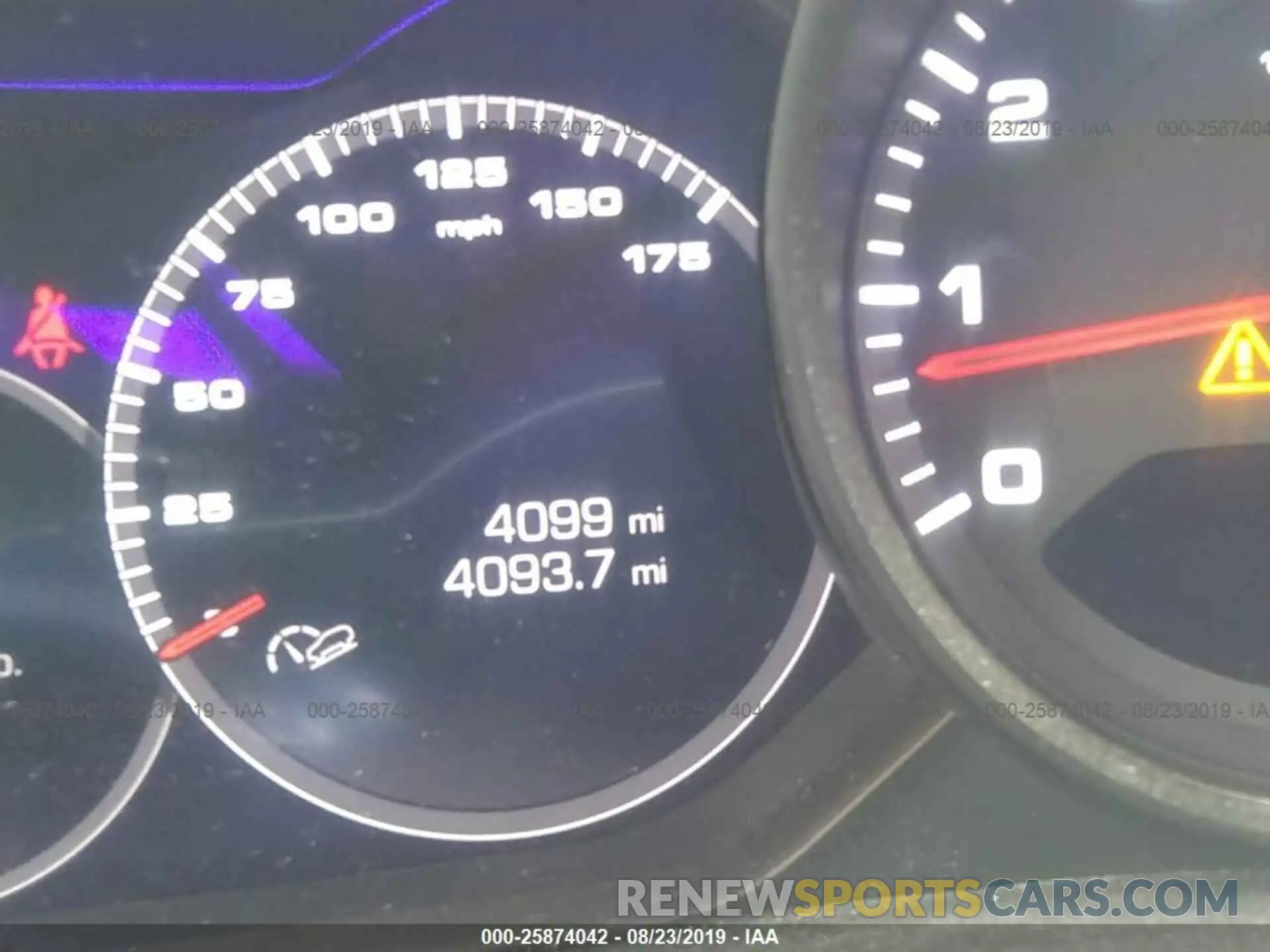 7 Photograph of a damaged car WP1AA2AY8KDA14675 PORSCHE CAYENNE 2019