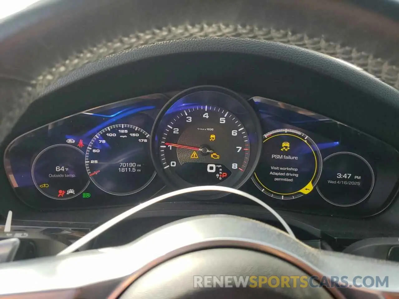 9 Photograph of a damaged car WP1AA2AY8KDA16992 PORSCHE CAYENNE 2019