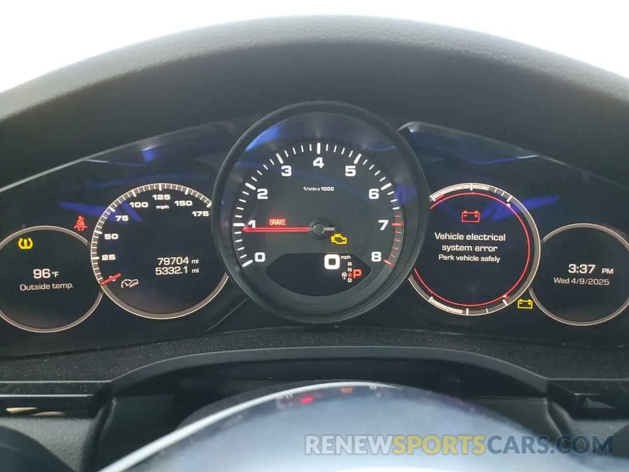 9 Photograph of a damaged car WP1AA2AY8KDA18516 PORSCHE CAYENNE 2019