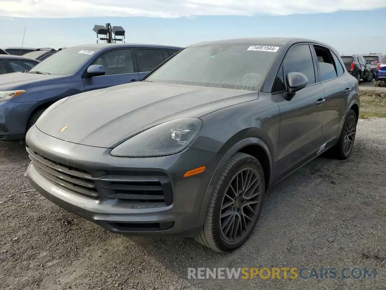 1 Photograph of a damaged car WP1AA2AY9KDA16242 PORSCHE CAYENNE 2019