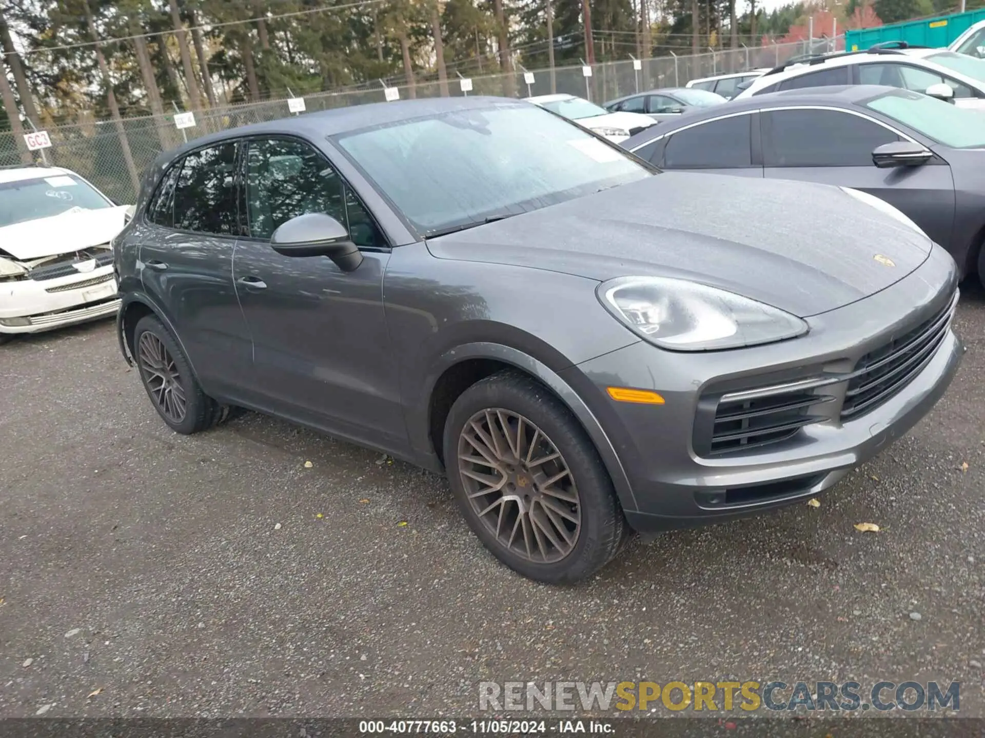 1 Photograph of a damaged car WP1AA2AYXKDA17335 PORSCHE CAYENNE 2019