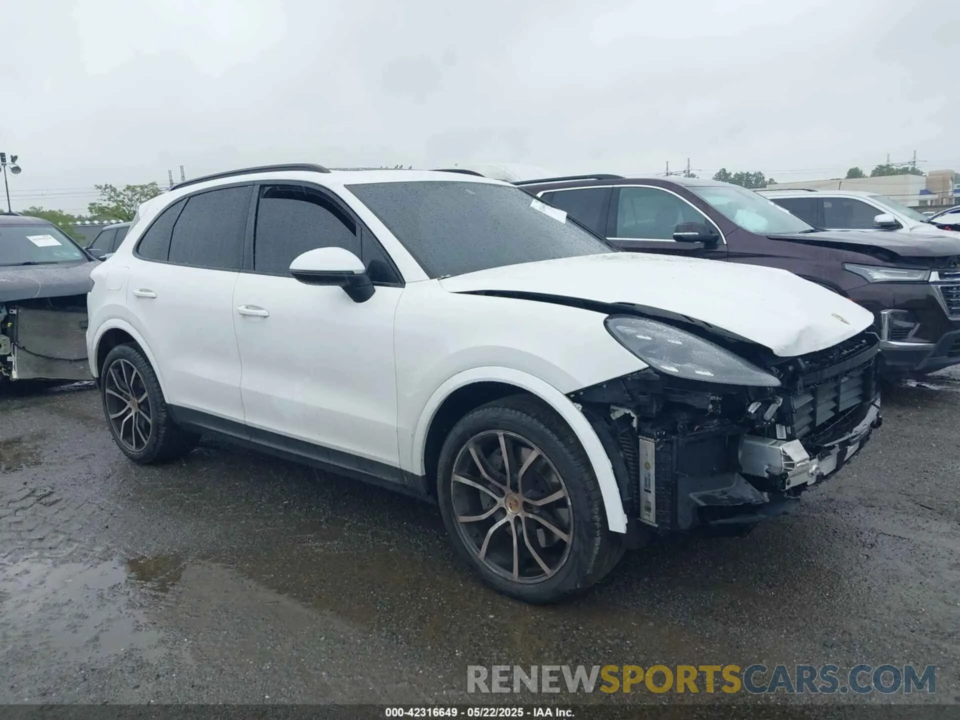 1 Photograph of a damaged car WP1AB2AY2KDA64548 PORSCHE CAYENNE 2019