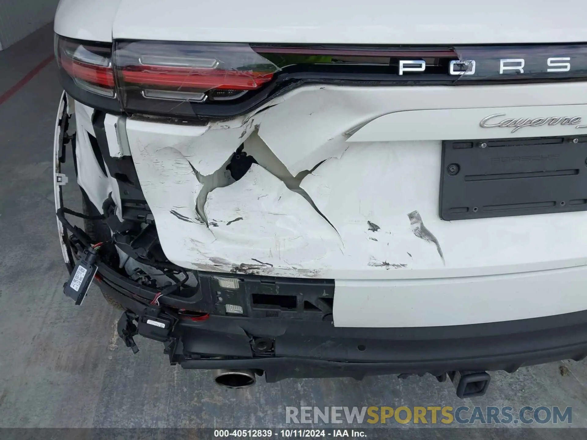 6 Фотография поврежденного автомобиля WP1AB2AY8KDA63985 PORSCHE CAYENNE 2019