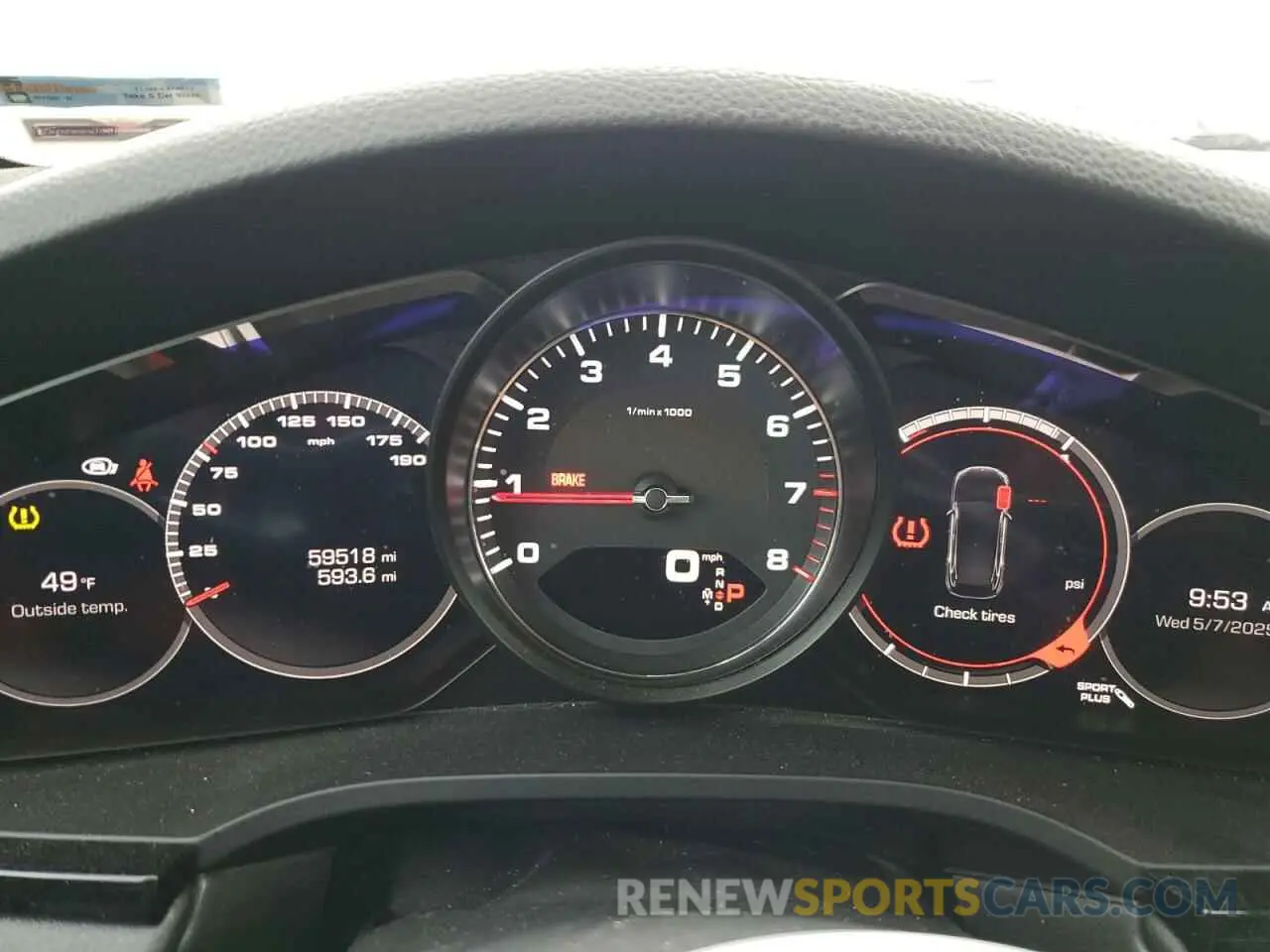 9 Фотография поврежденного автомобиля WP1AB2AYXKDA63826 PORSCHE CAYENNE 2019