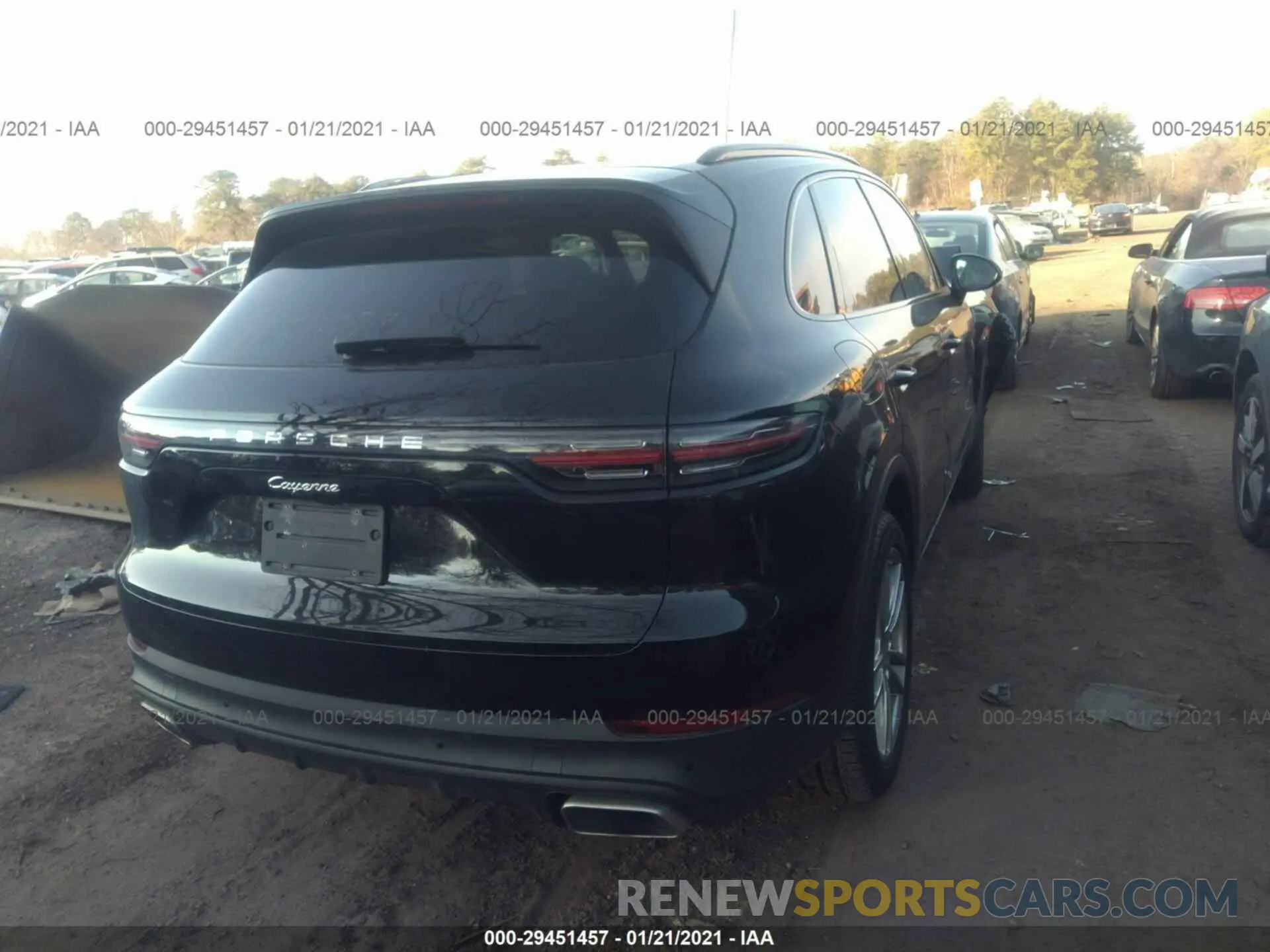 4 Photograph of a damaged car WP1AA2AY0LDA08841 PORSCHE CAYENNE 2020