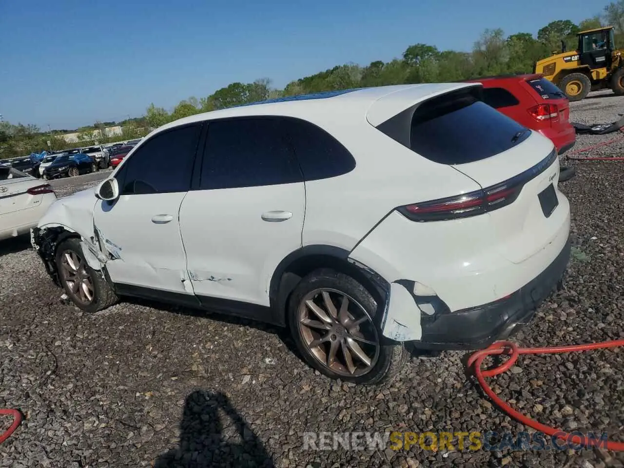 2 Фотография поврежденного автомобиля WP1AA2AY2LDA03933 PORSCHE CAYENNE 2020