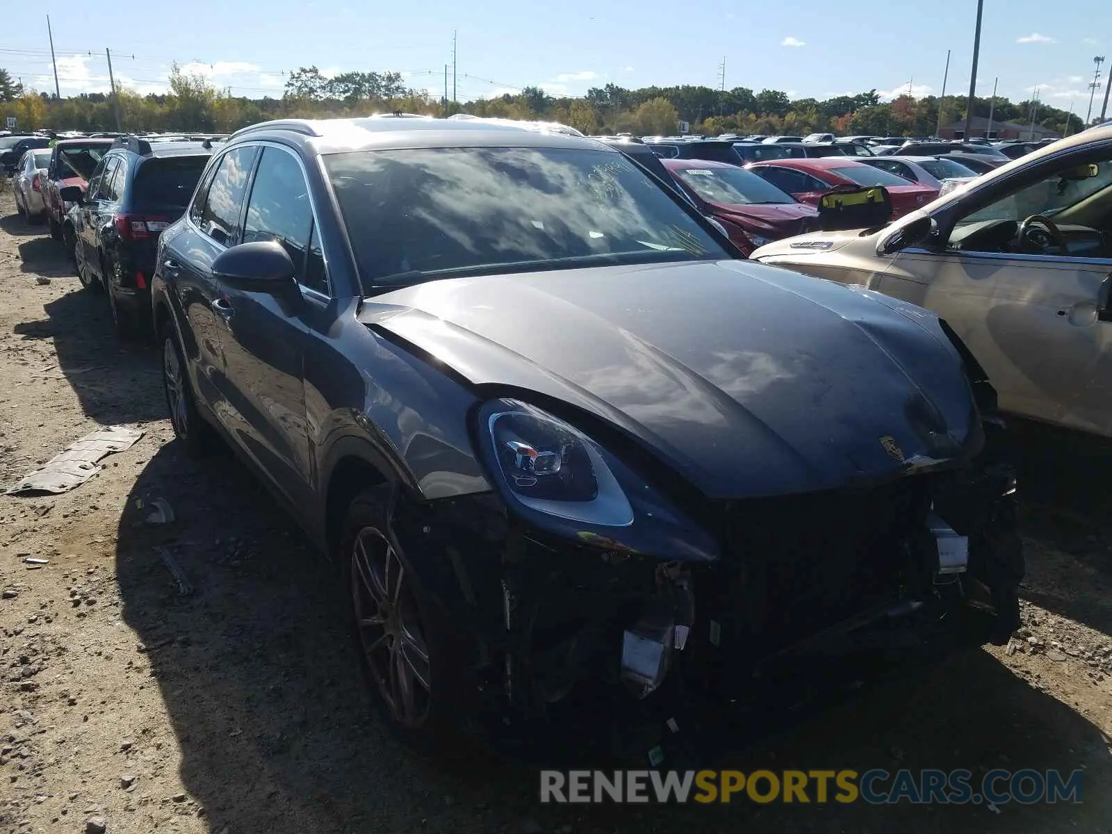 1 Фотография поврежденного автомобиля WP1AA2AY5LDA01643 PORSCHE CAYENNE 2020