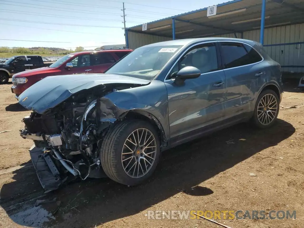 1 Photograph of a damaged car WP1AA2AY8LDA06688 PORSCHE CAYENNE 2020