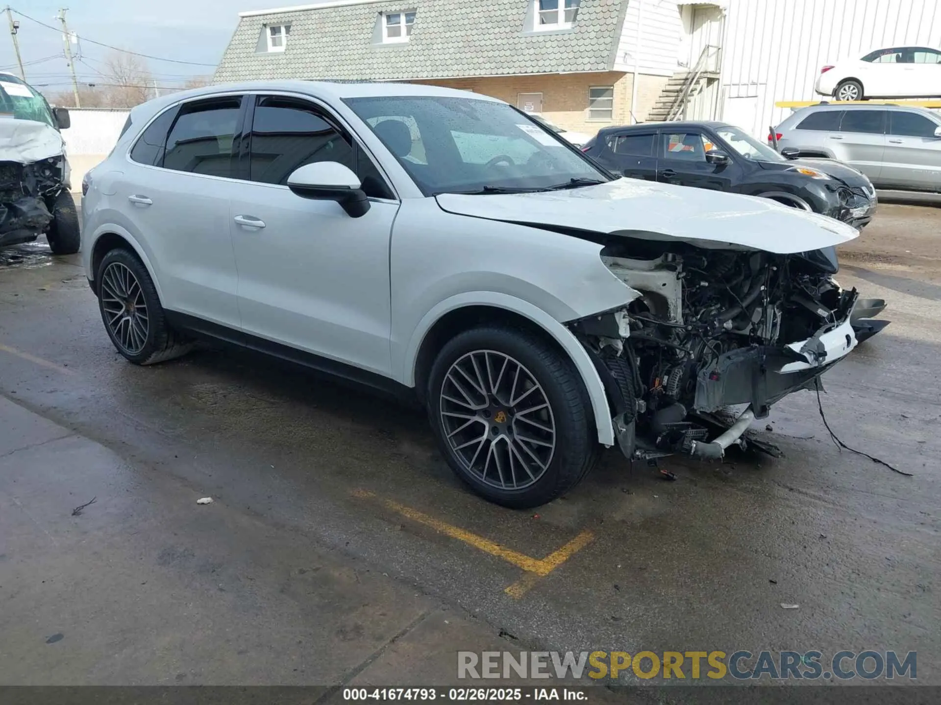 1 Фотография поврежденного автомобиля WP1AA2AYXLDA01167 PORSCHE CAYENNE 2020
