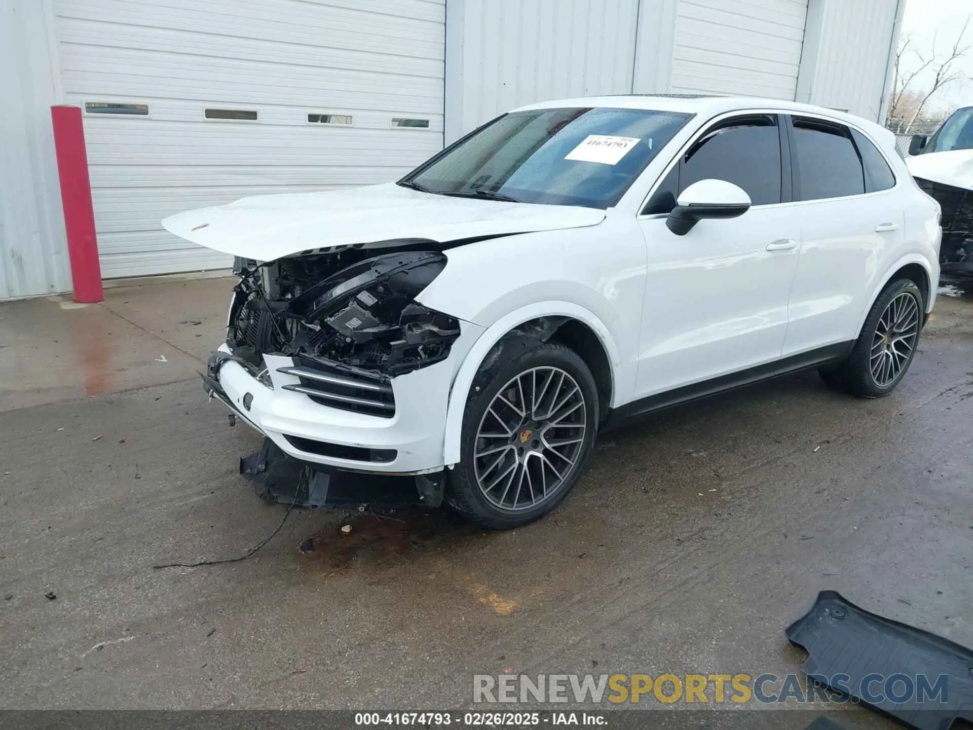 2 Фотография поврежденного автомобиля WP1AA2AYXLDA01167 PORSCHE CAYENNE 2020
