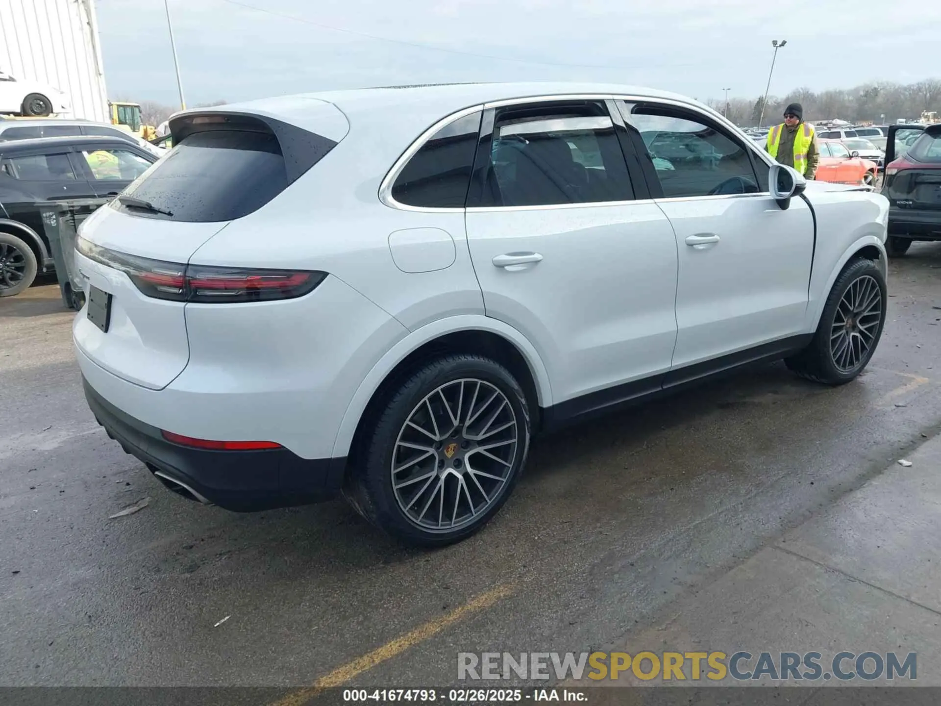 4 Фотография поврежденного автомобиля WP1AA2AYXLDA01167 PORSCHE CAYENNE 2020