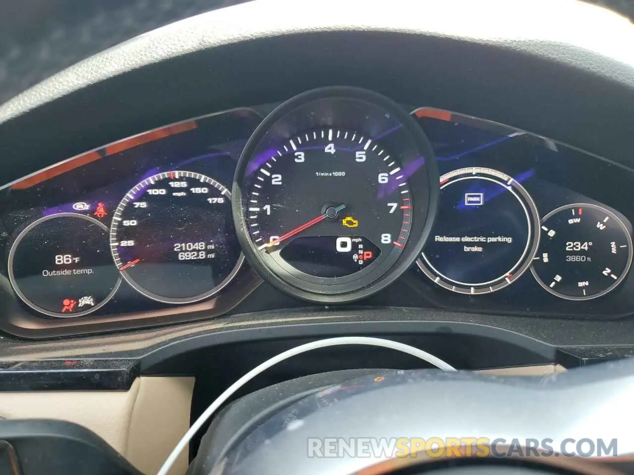 9 Фотография поврежденного автомобиля WP1BA2AY2LDA46446 PORSCHE CAYENNE 2020
