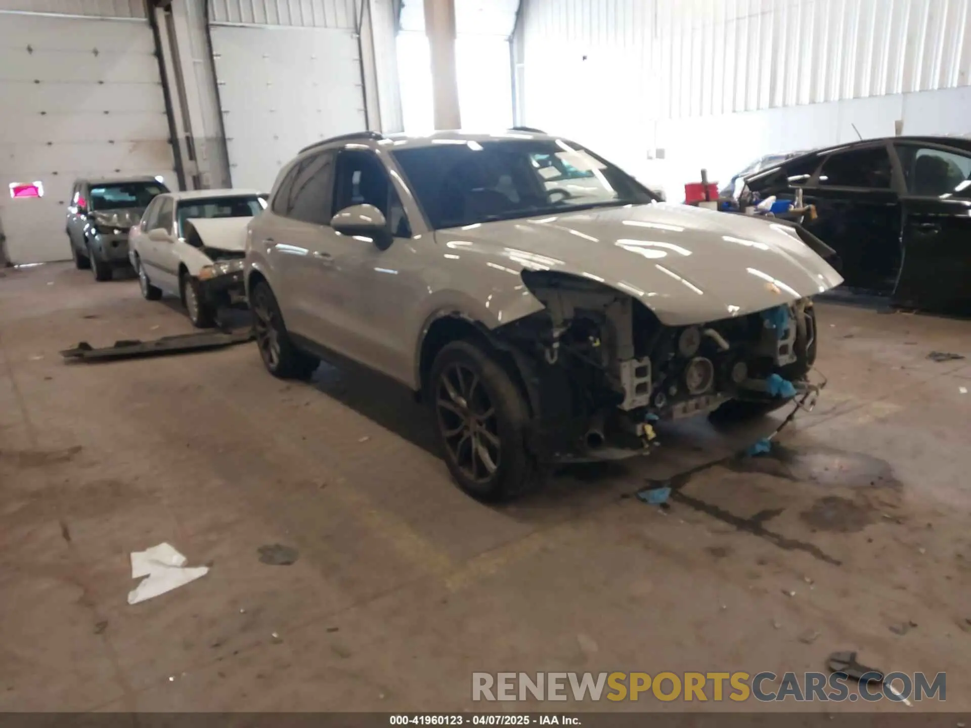 1 Photograph of a damaged car WP1AA2AY2MDA02282 PORSCHE CAYENNE 2021